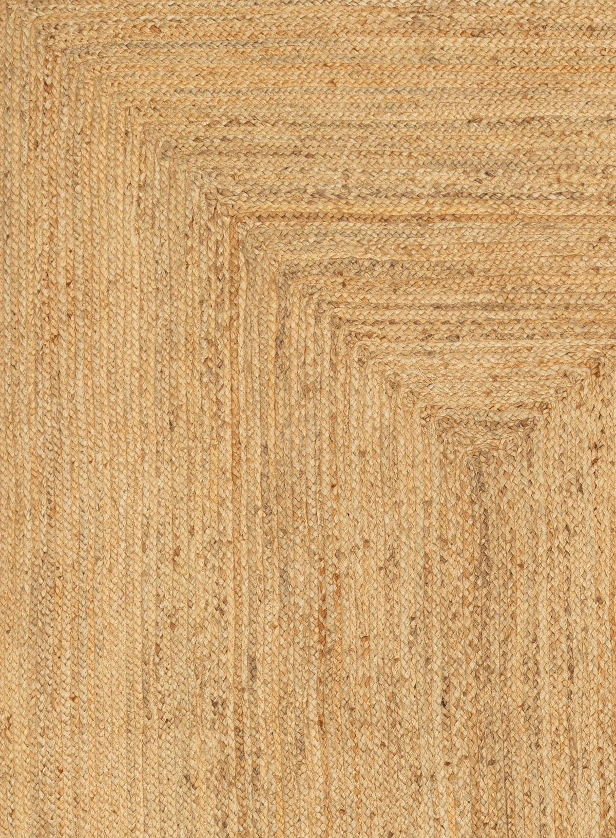 Sarandi Natural Brown Scalloped Jute Rug - Image 5
