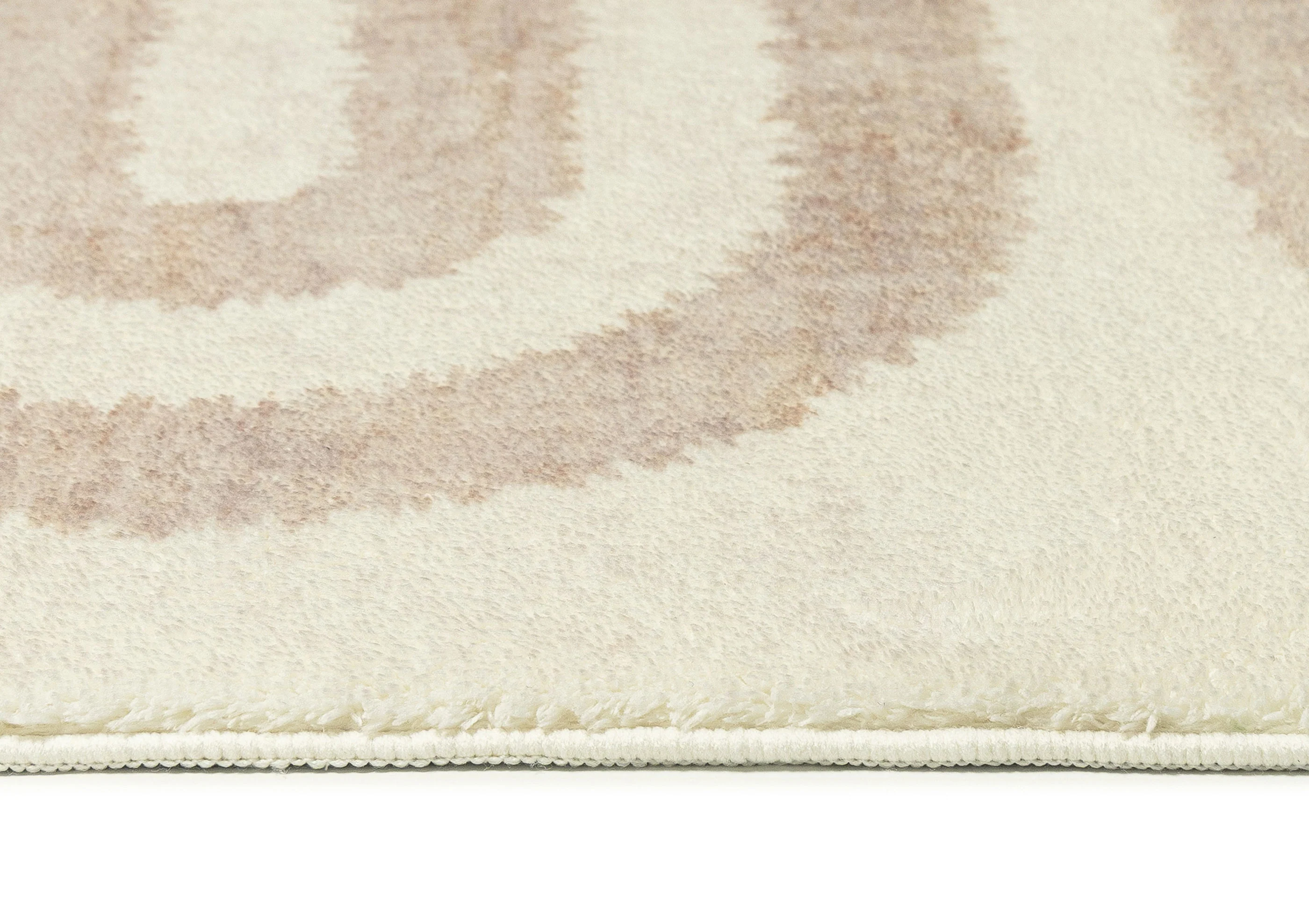 Sargola Ivory Curve Pattern Washable Rug - Image 11