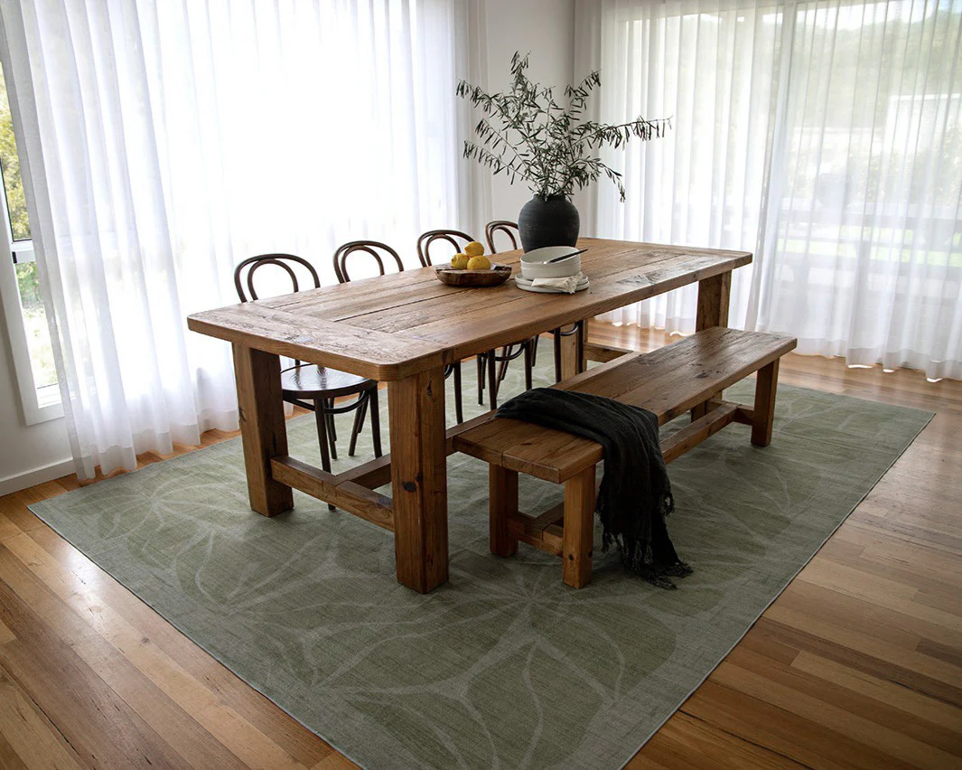 Savona Green Botanical Washable Rug - Image 3