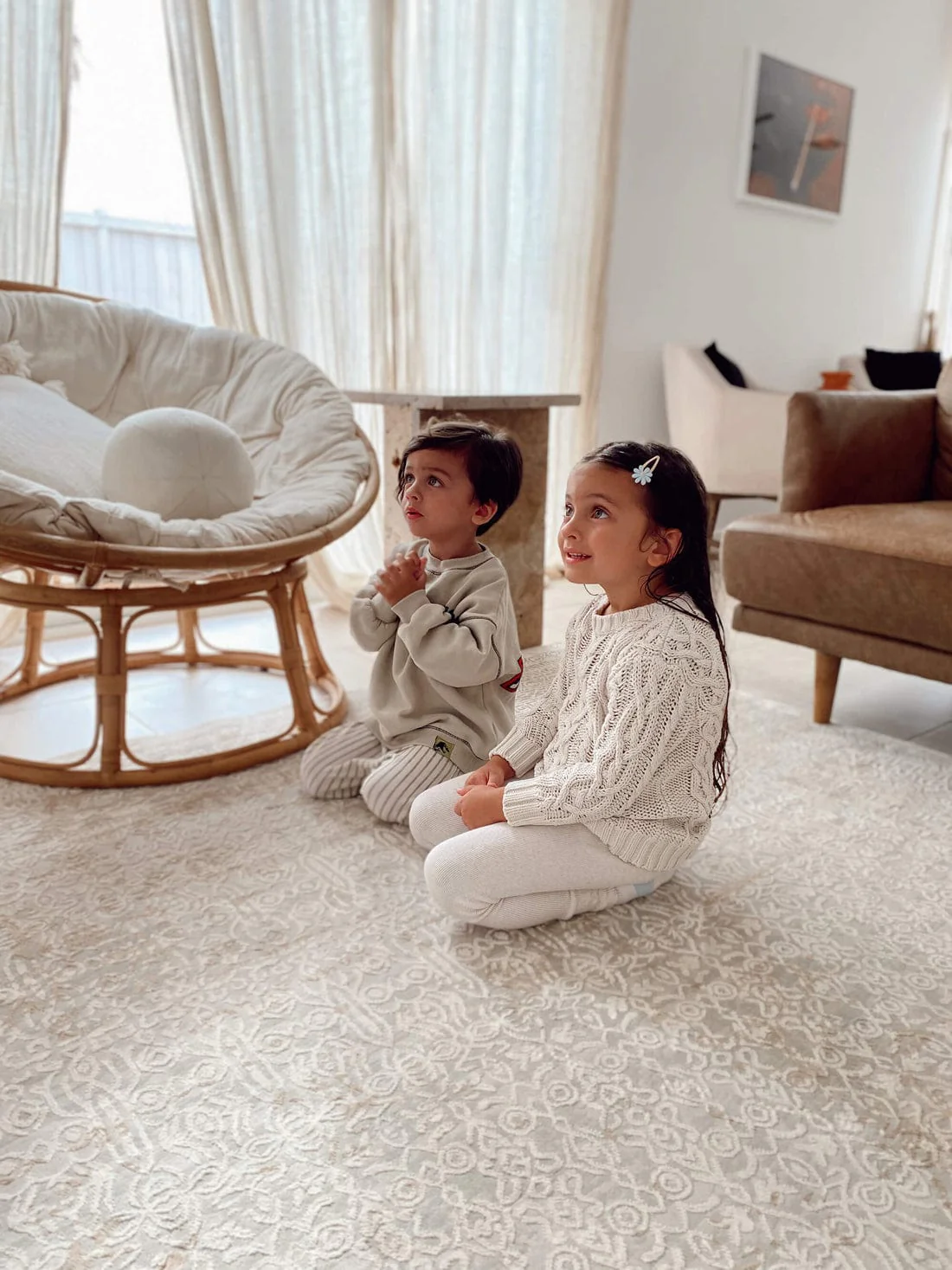 Seda Cream Ivory And Grey Traditional Floral Rug - Image 6