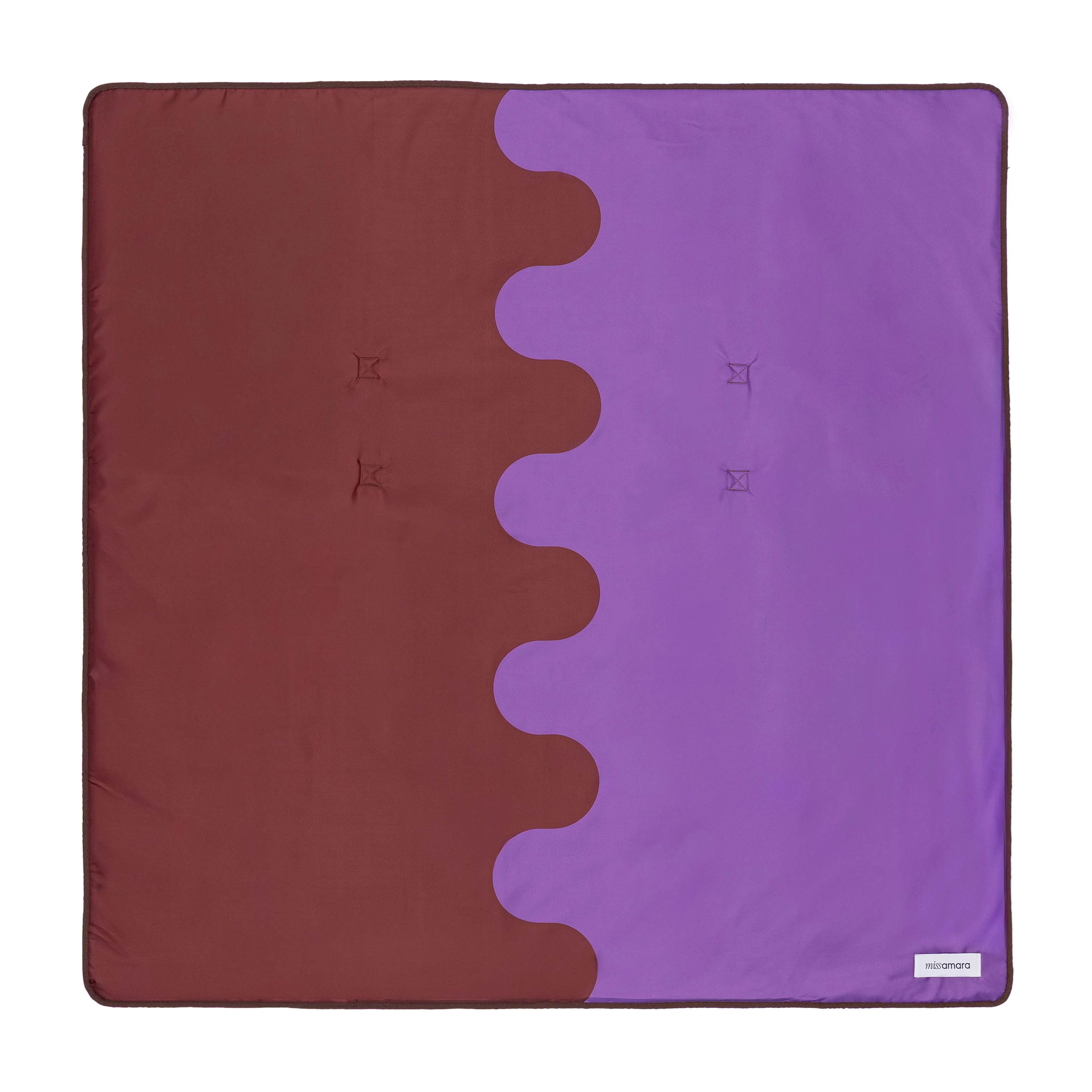 Selene Plum and Garnet Beach Mat