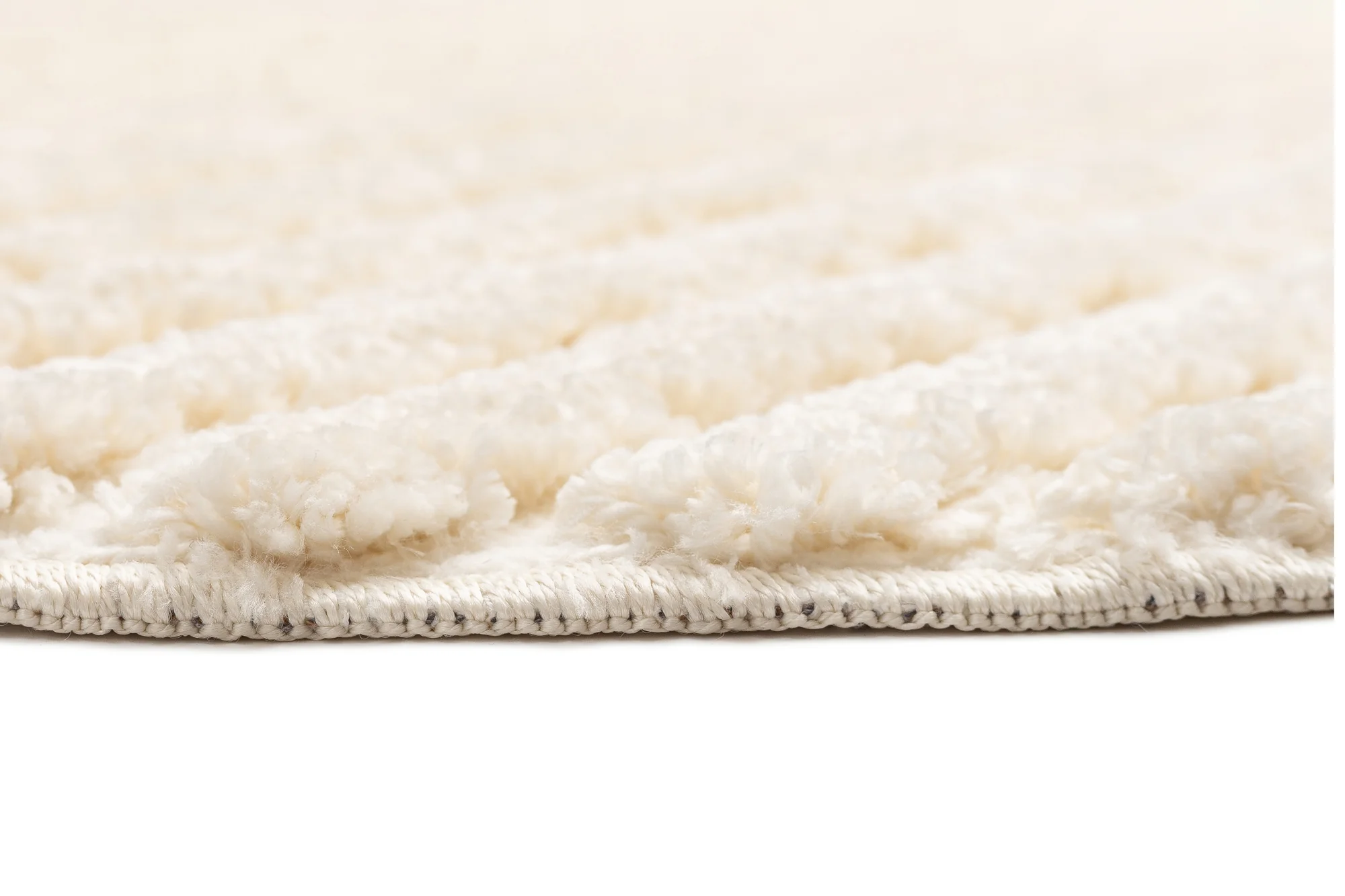 Senna Ivory Striped Round Rug - Image 9