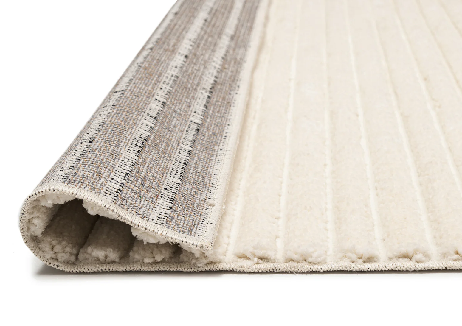 Senna Ivory Striped Rug - Image 9