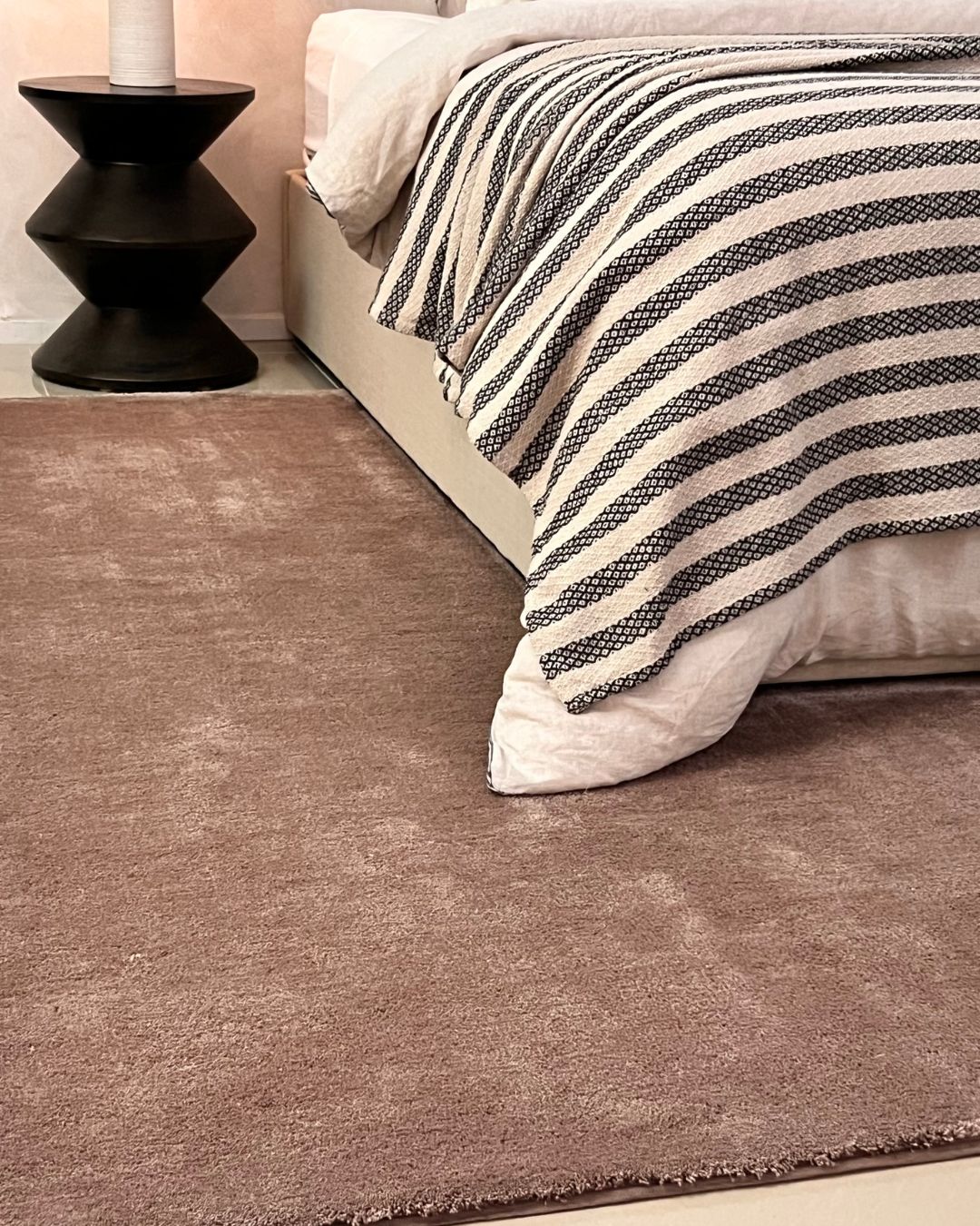 Shevana Taupe Shag Rug - Image 5