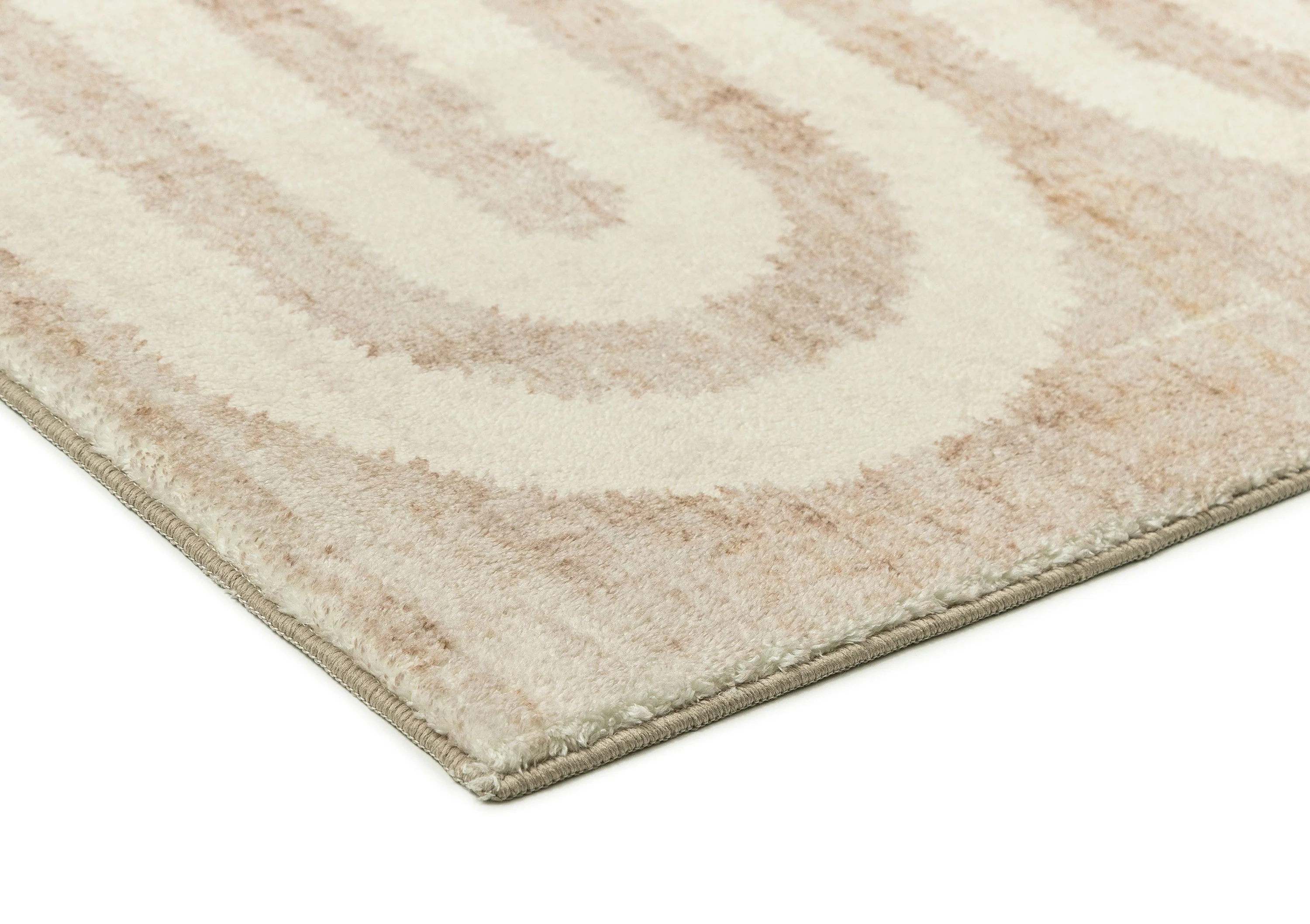 Sloan Beige Curve Pattern Washable Rug - Image 13