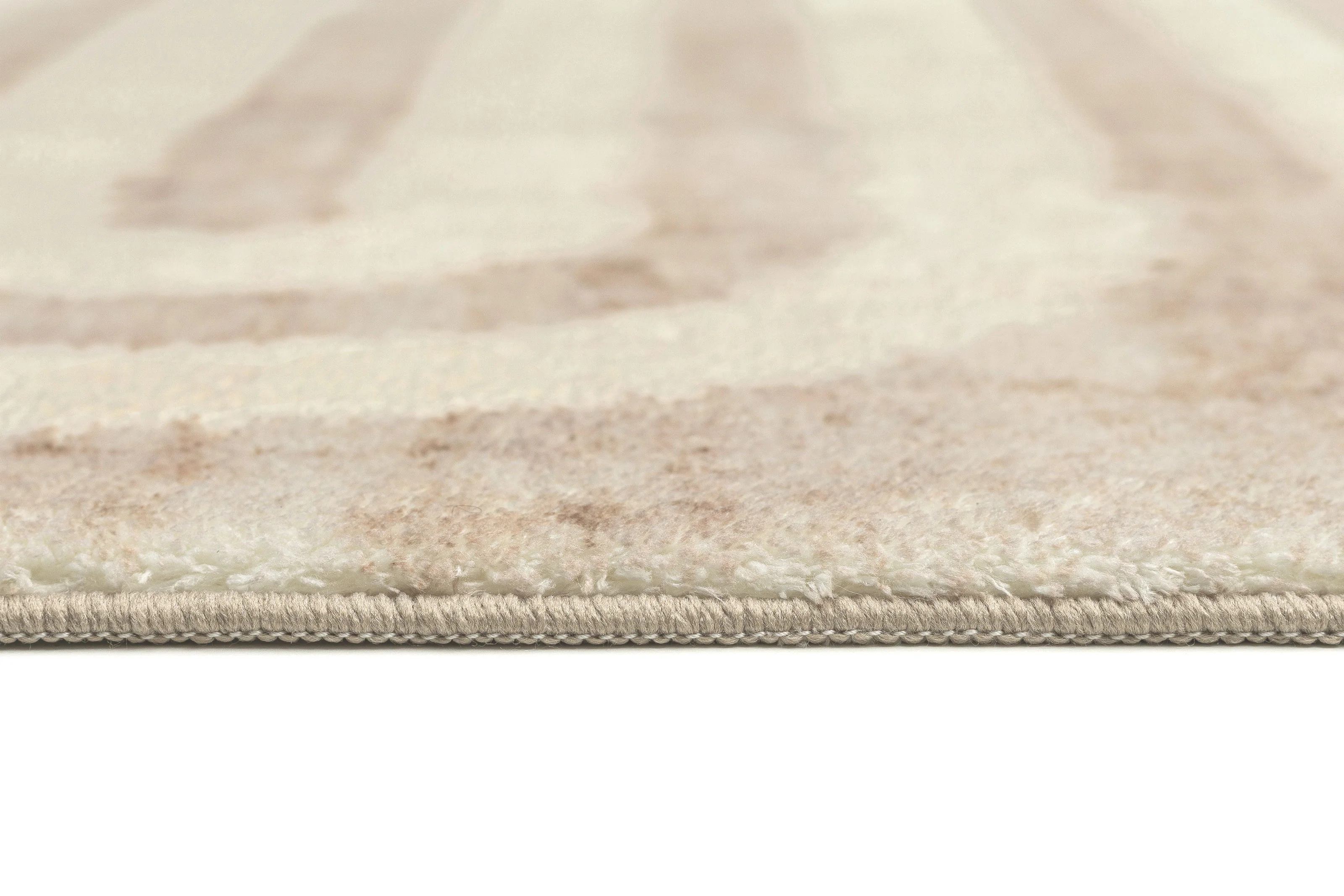 Sloan Beige Curve Pattern Washable Rug - Image 16