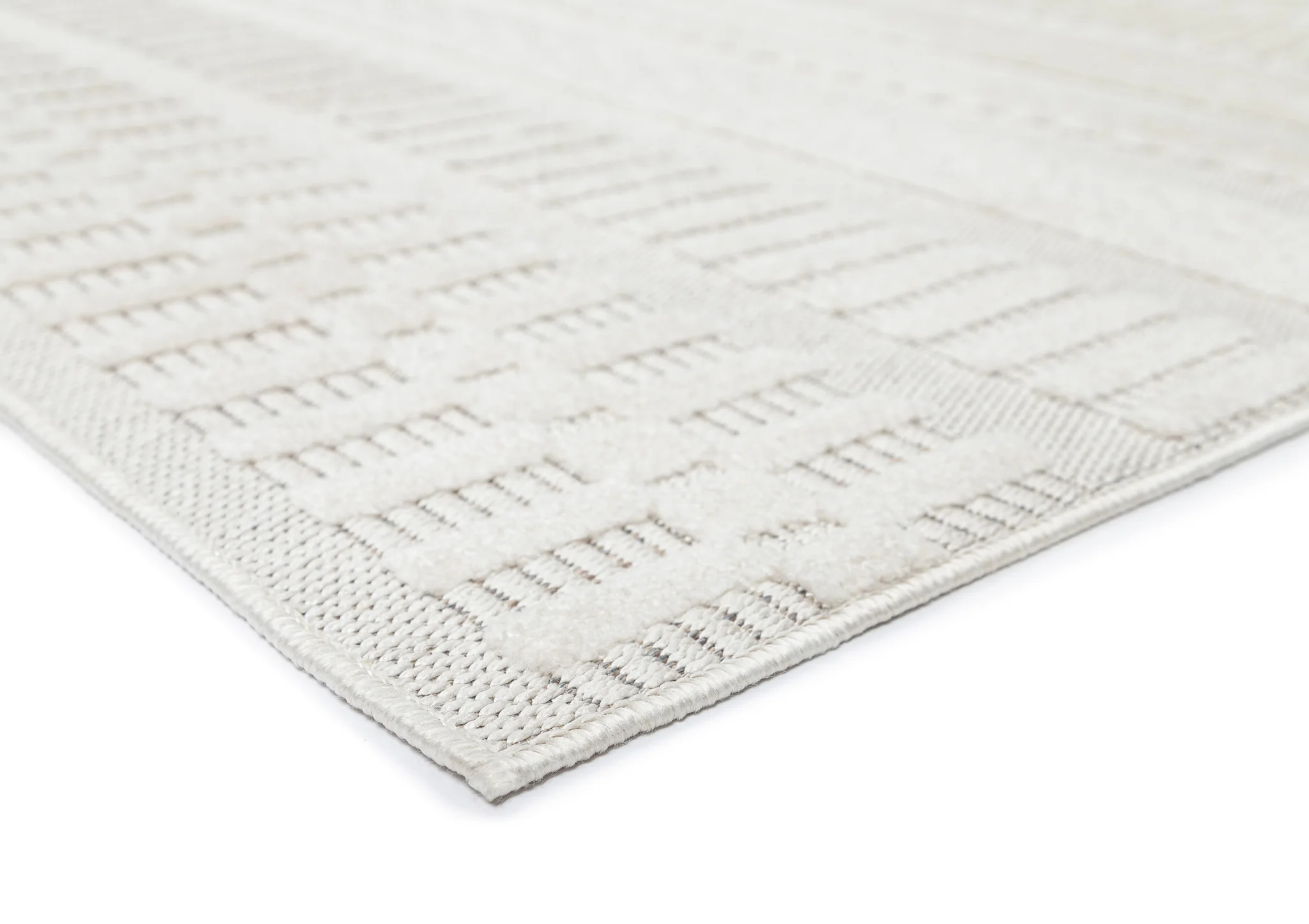 Sophie Ivory Cream Tribal Indoor Outdoor Rug - Image 15