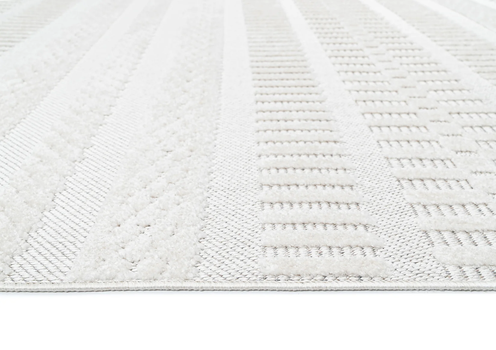 Sophie Ivory Cream Tribal Indoor Outdoor Rug - Image 16