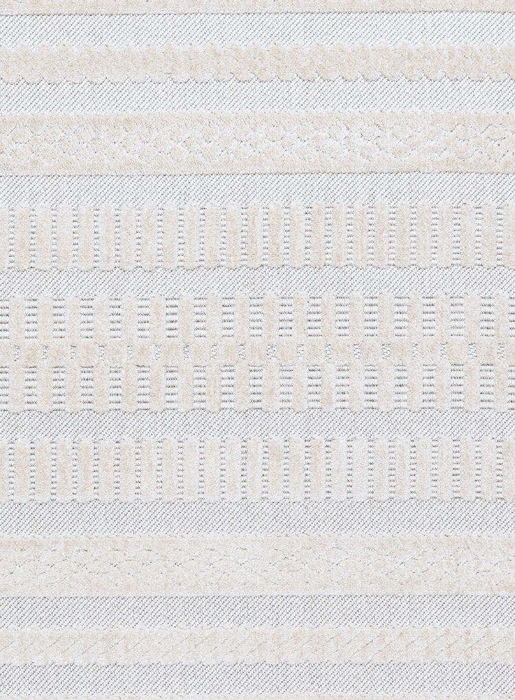 Sophie Ivory Cream Tribal Indoor Outdoor Rug - Image 18