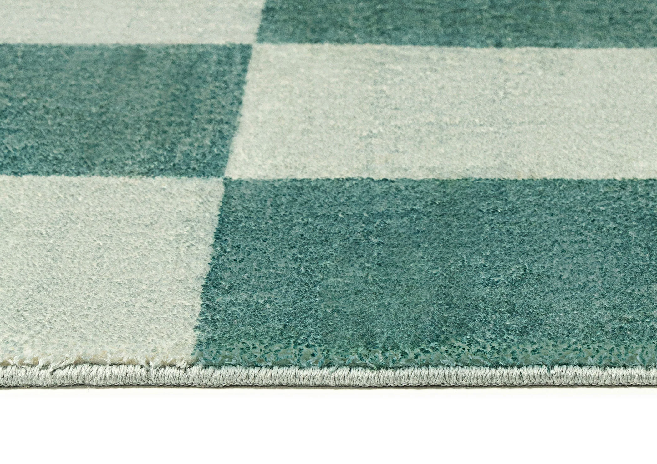 Steffi Green Checkered Washable Rug - Image 11