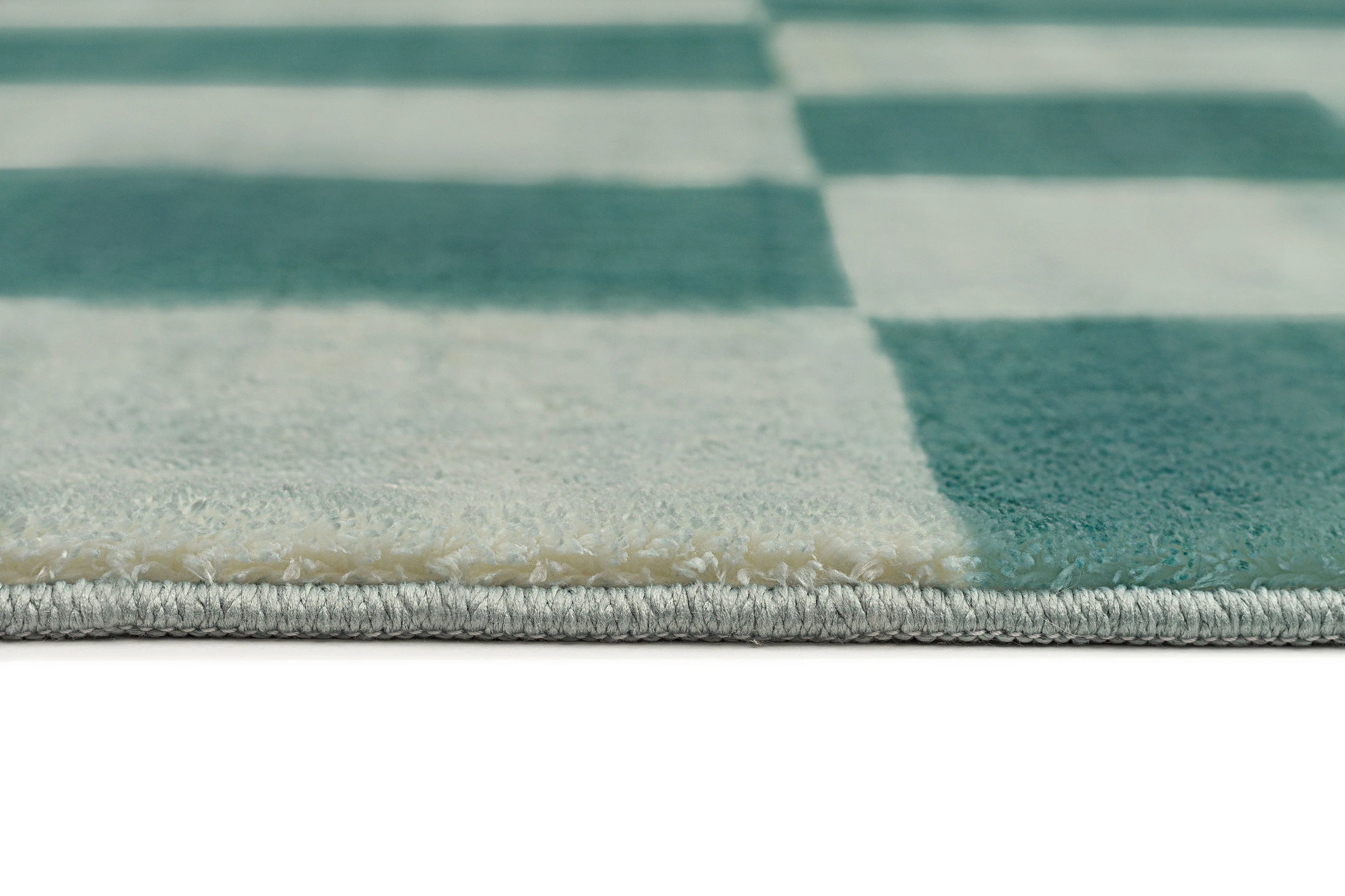 Steffi Green Checkered Washable Rug - Image 13