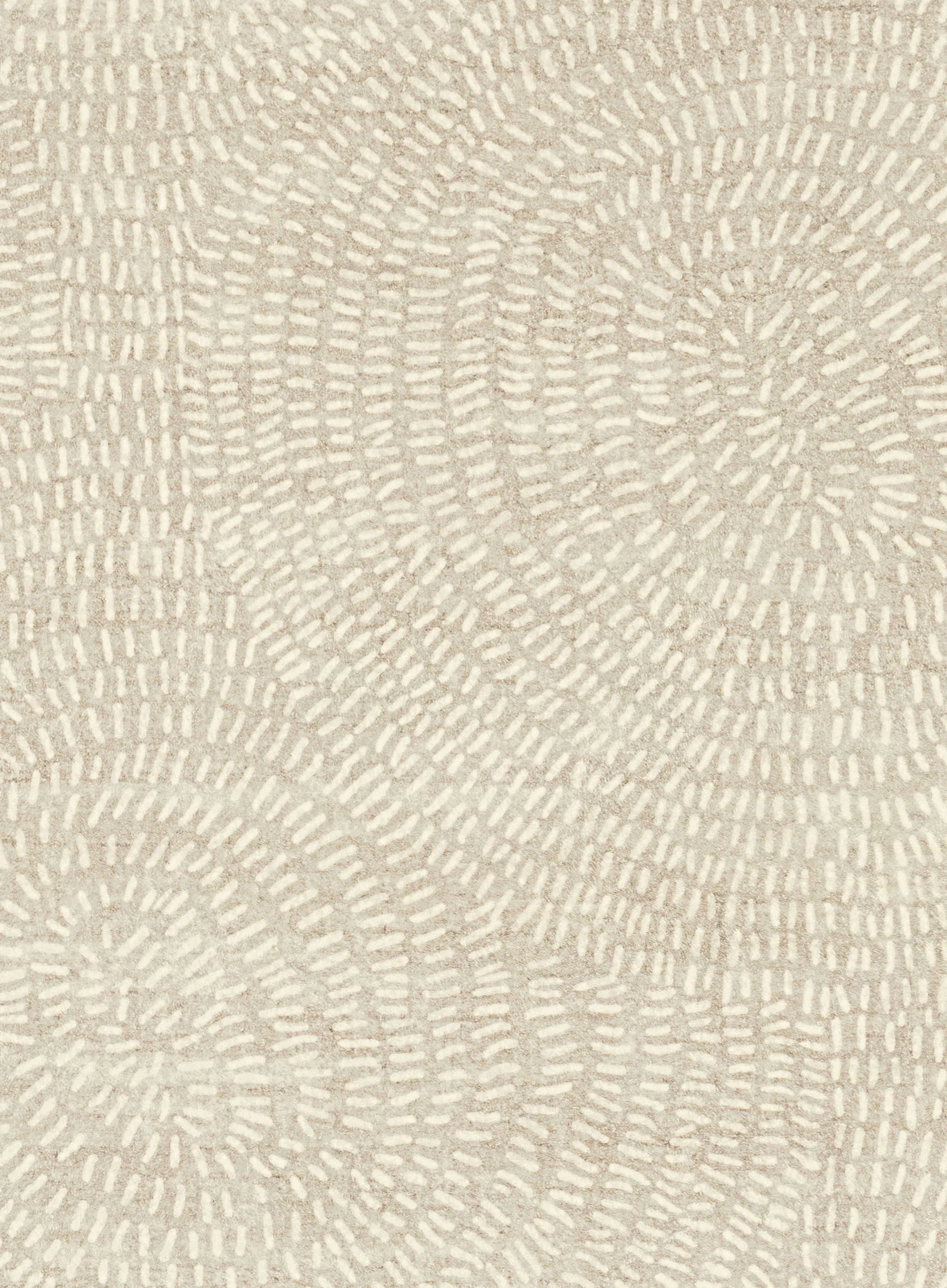 Sunita Grey Cream Circle Dot Pattern Washable Rug - Image 10