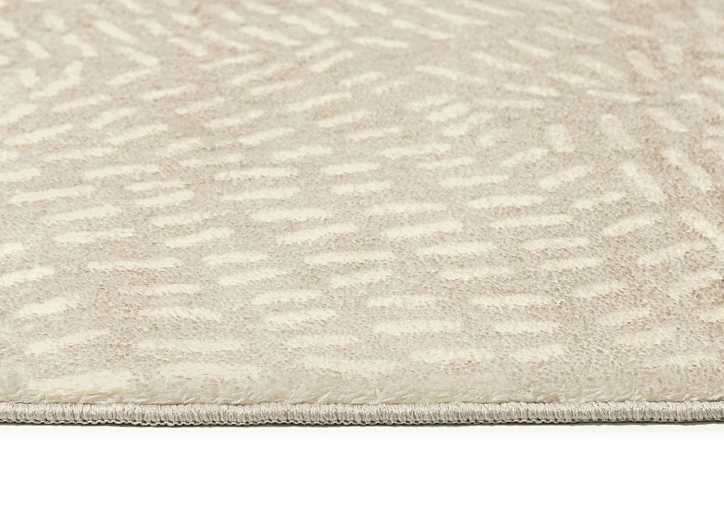 Sunita Grey Cream Circle Dot Pattern Washable Rug - Image 7