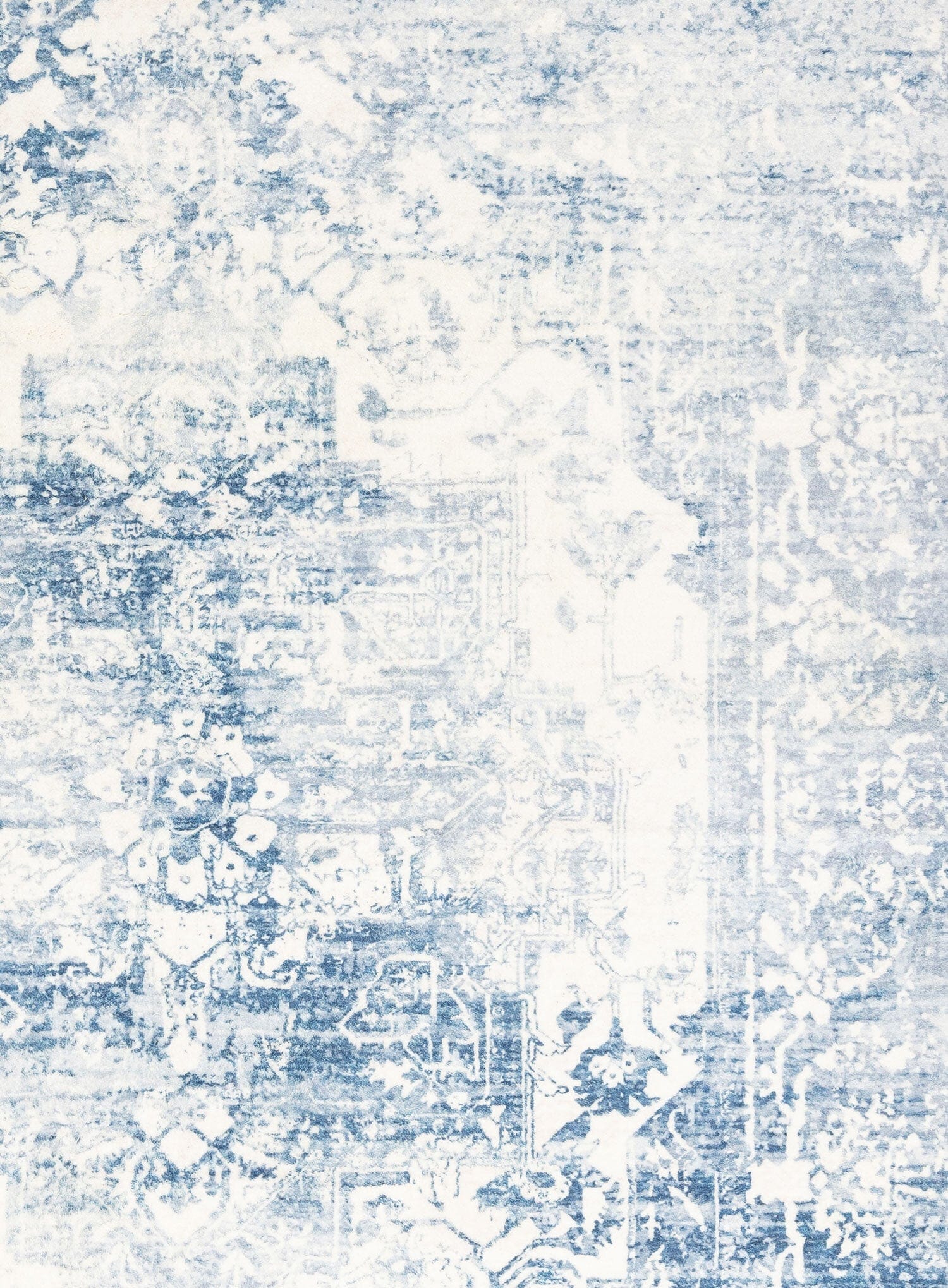 Suri Blue and Grey Distressed Washable Rug - Image 19