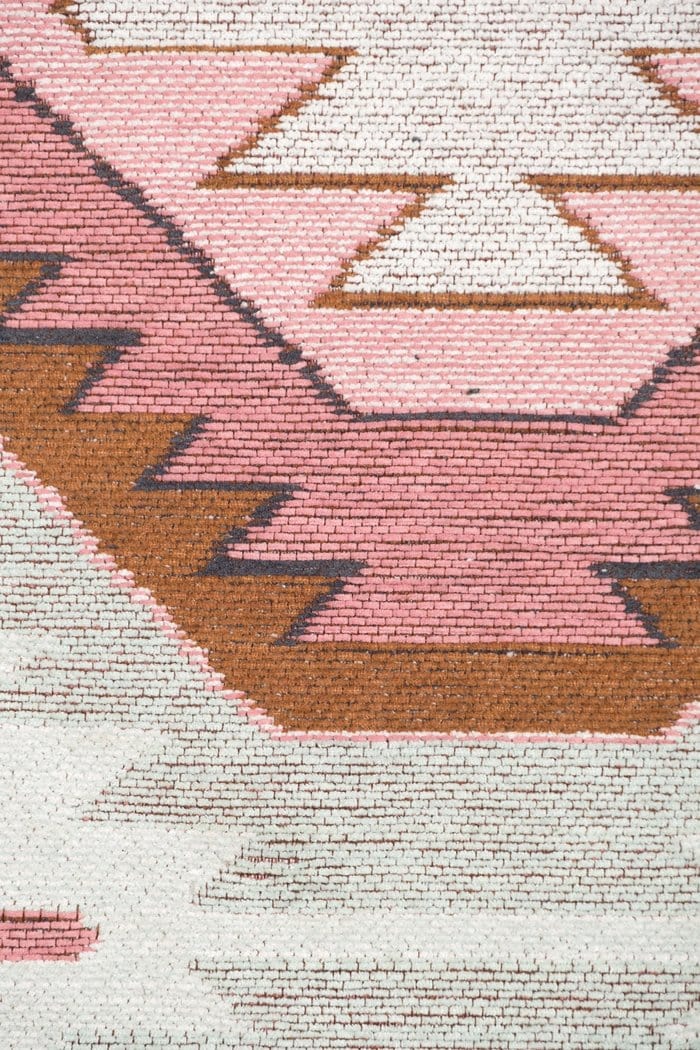 Suzie Pink and Green Round Rug - Image 9