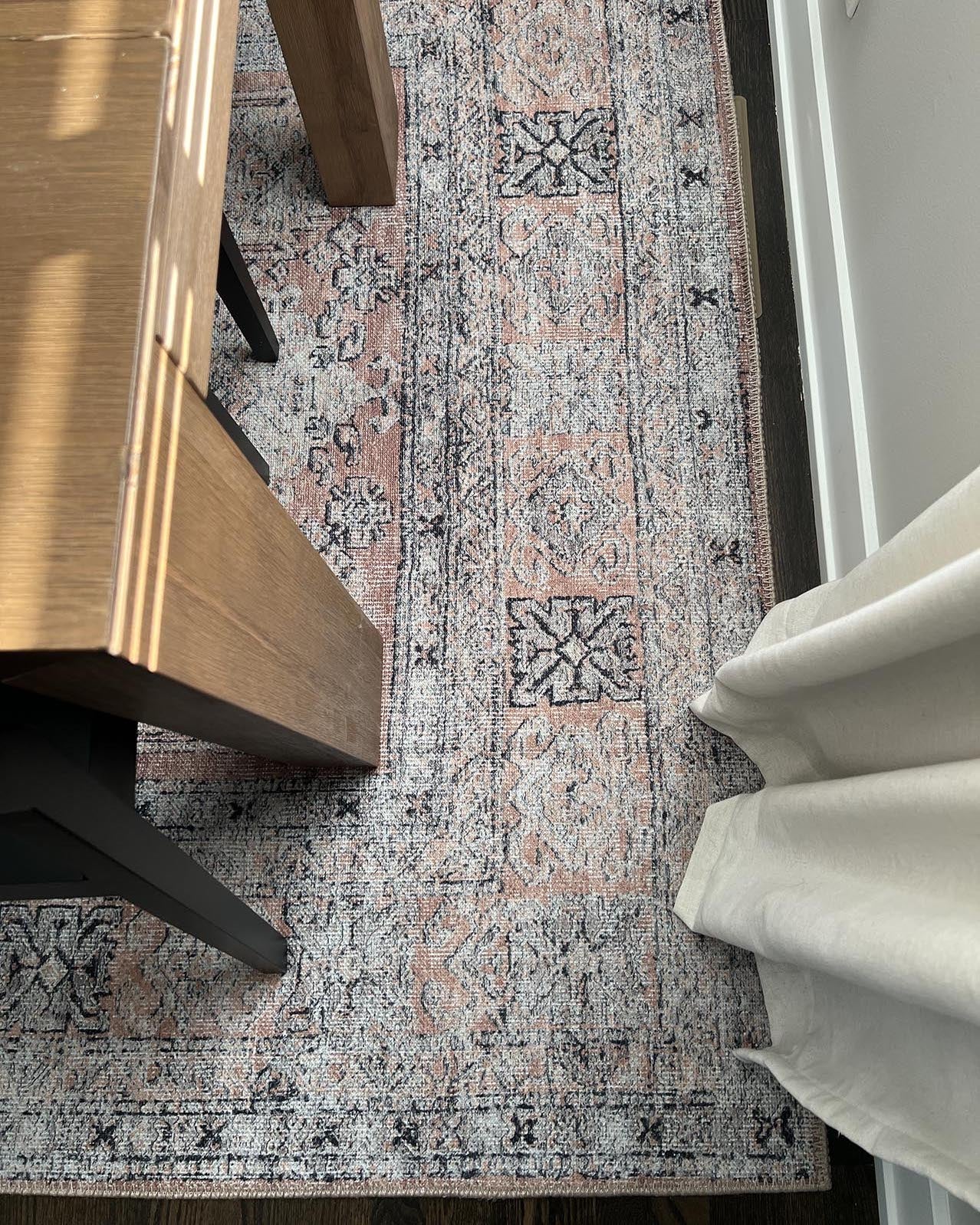 Sydelle Brown and Grey Traditional Distressed Washable Rug - Image 12