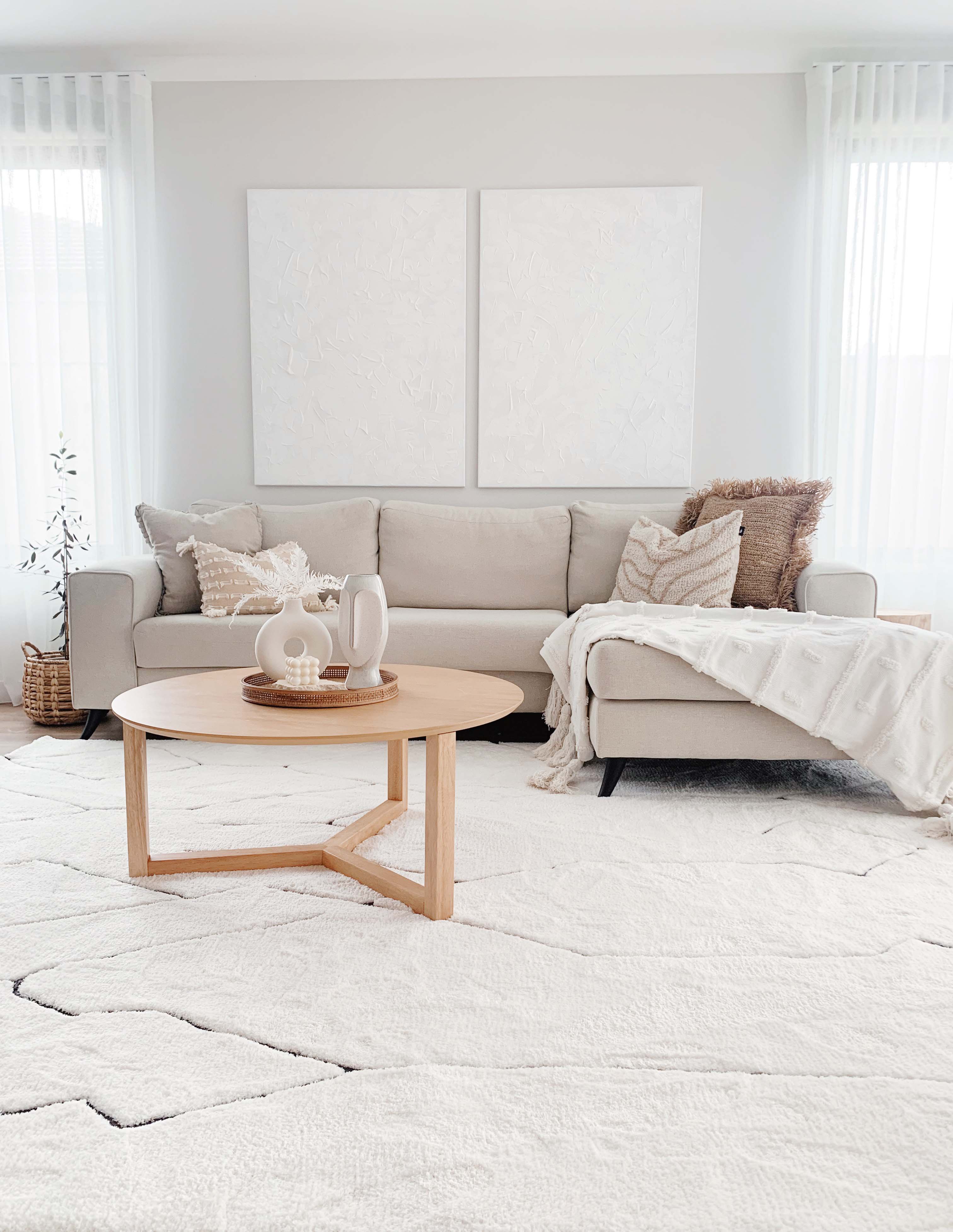 Tahlee Cream and Charcoal Grey Tribal Shag Rug - Image 12