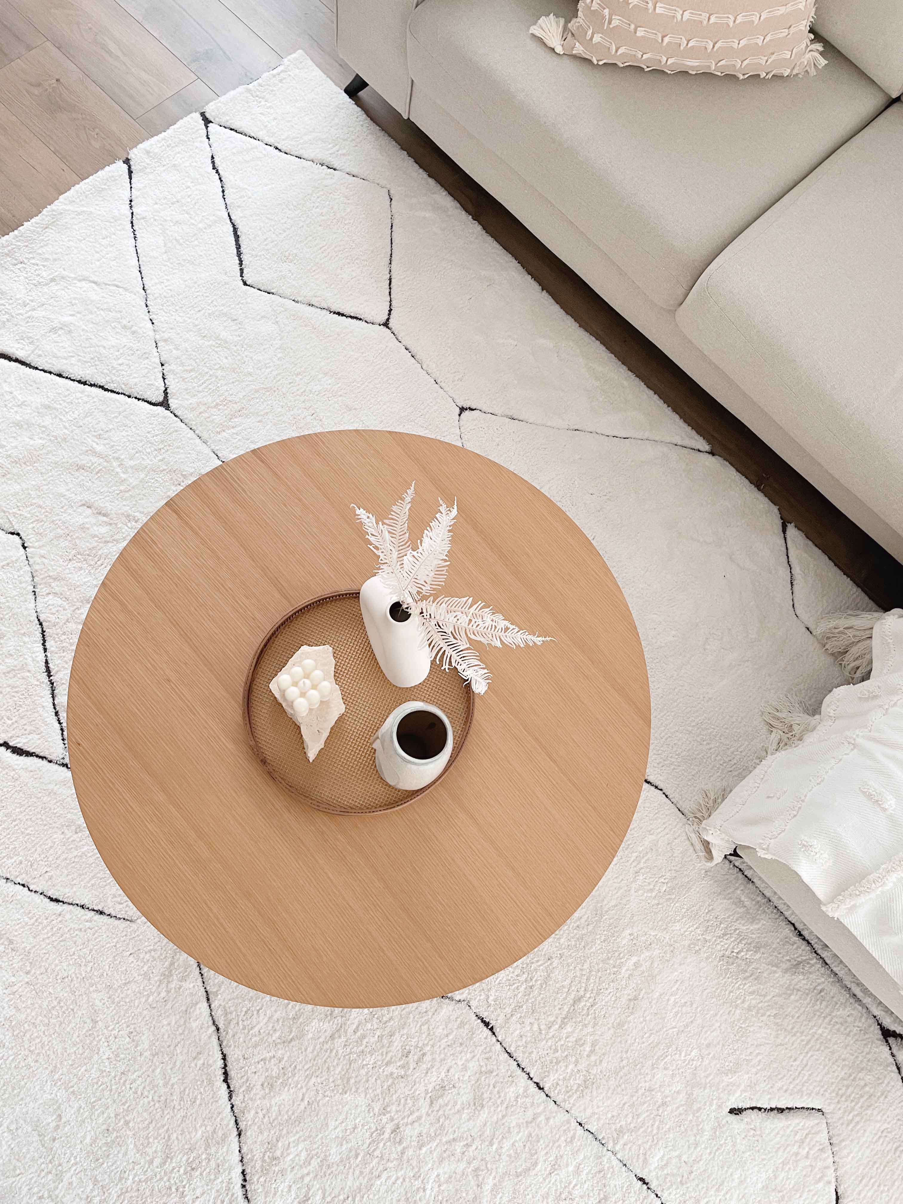 Tahlee Cream and Charcoal Grey Tribal Shag Rug - Image 14