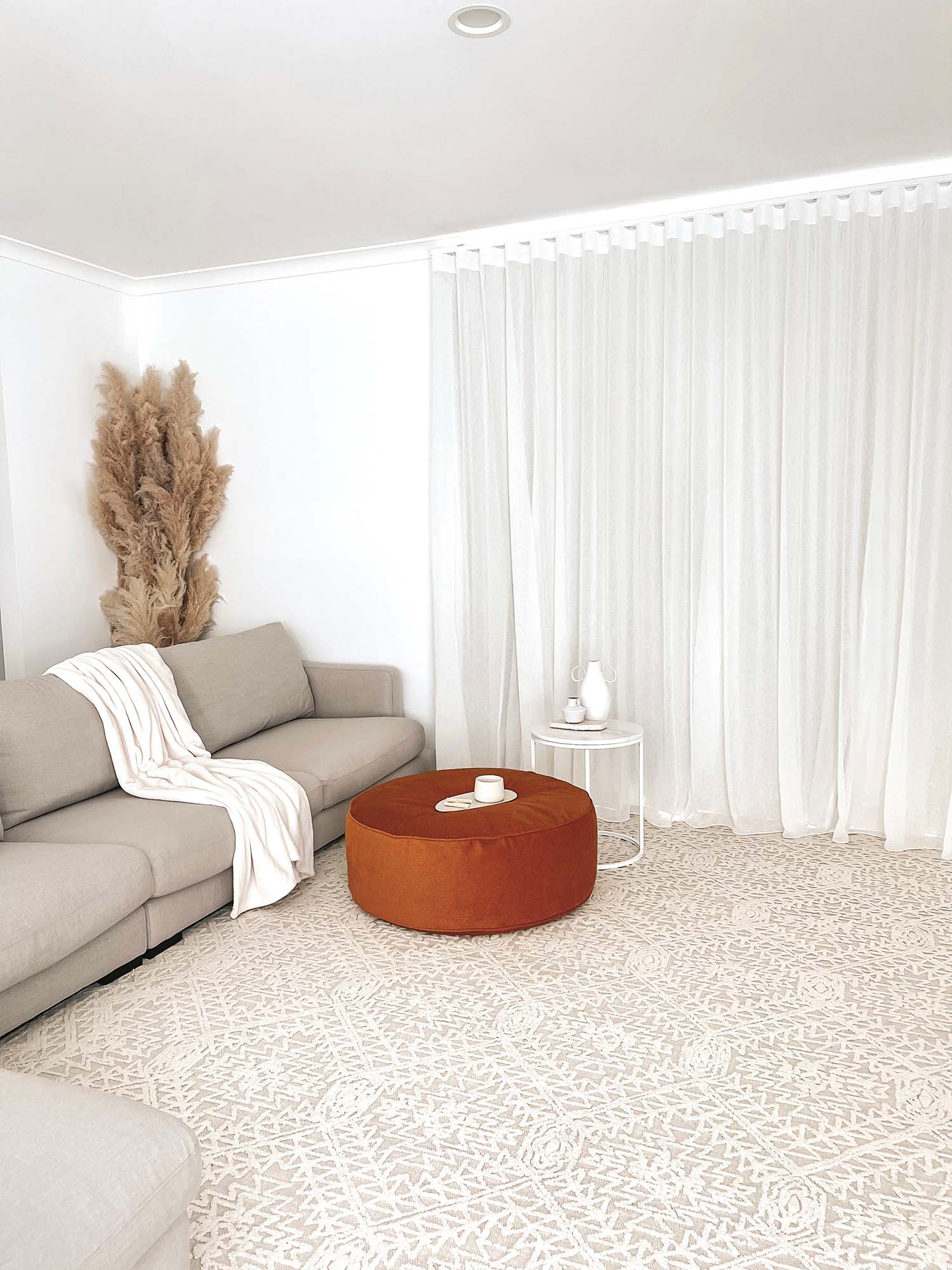 Takalo Beige and Ivory Textured Tribal Rug - Image 12