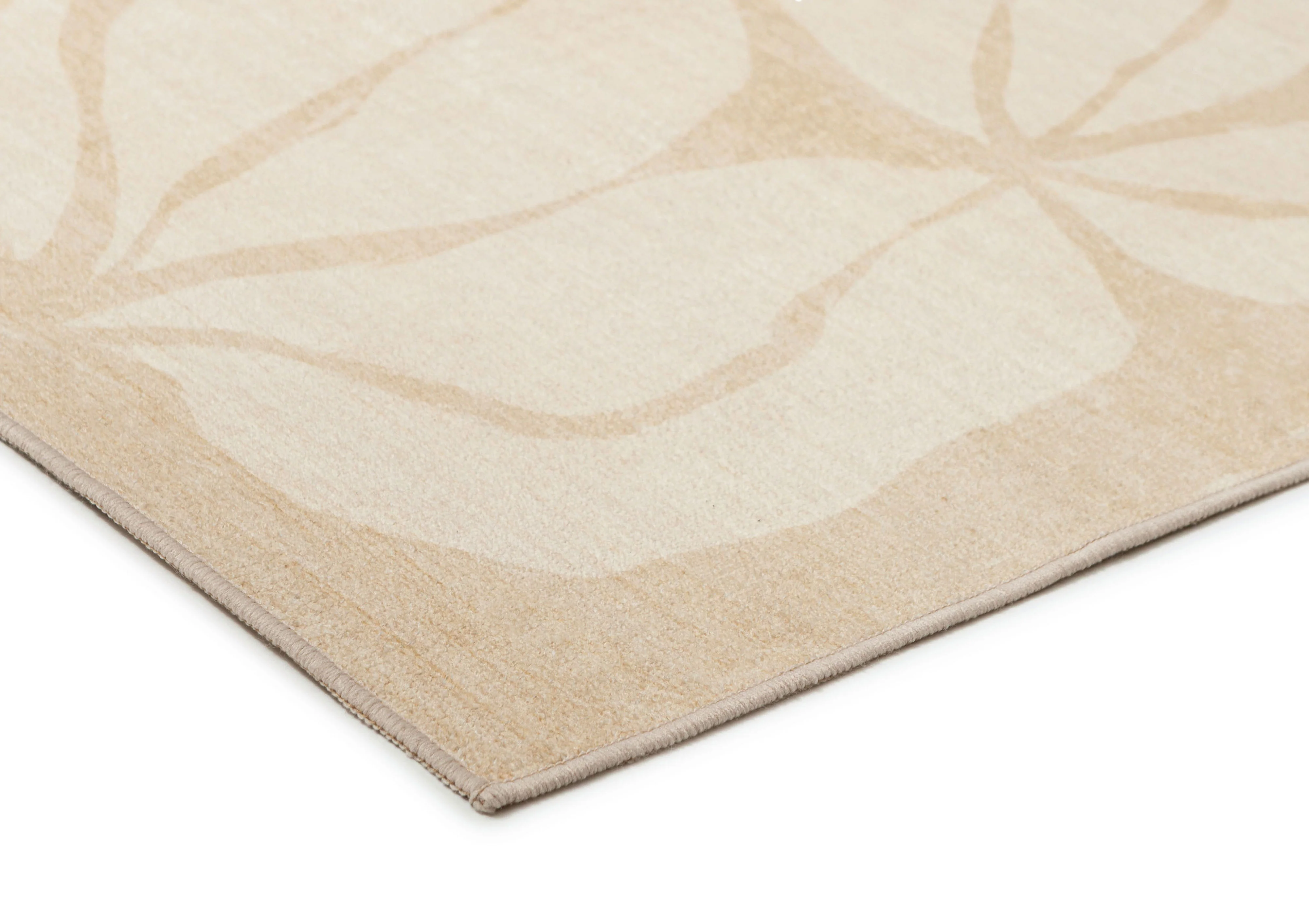 Talari Warm Yellow Botanical Washable Rug - Image 9