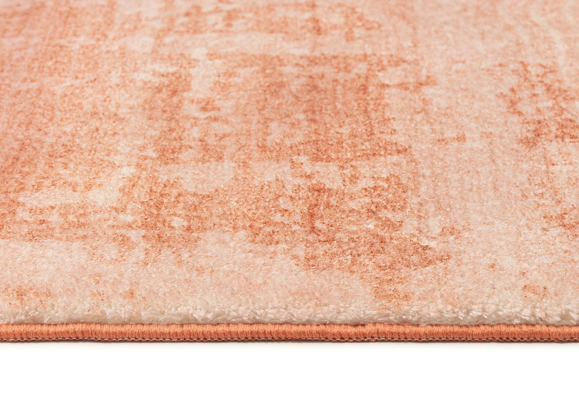 Tammy Pink Coral Minimal Washable Rug - Image 7