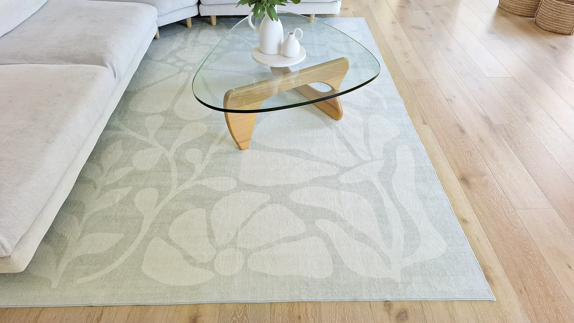 Tani Grey Botanical Washable Rug - Image 6