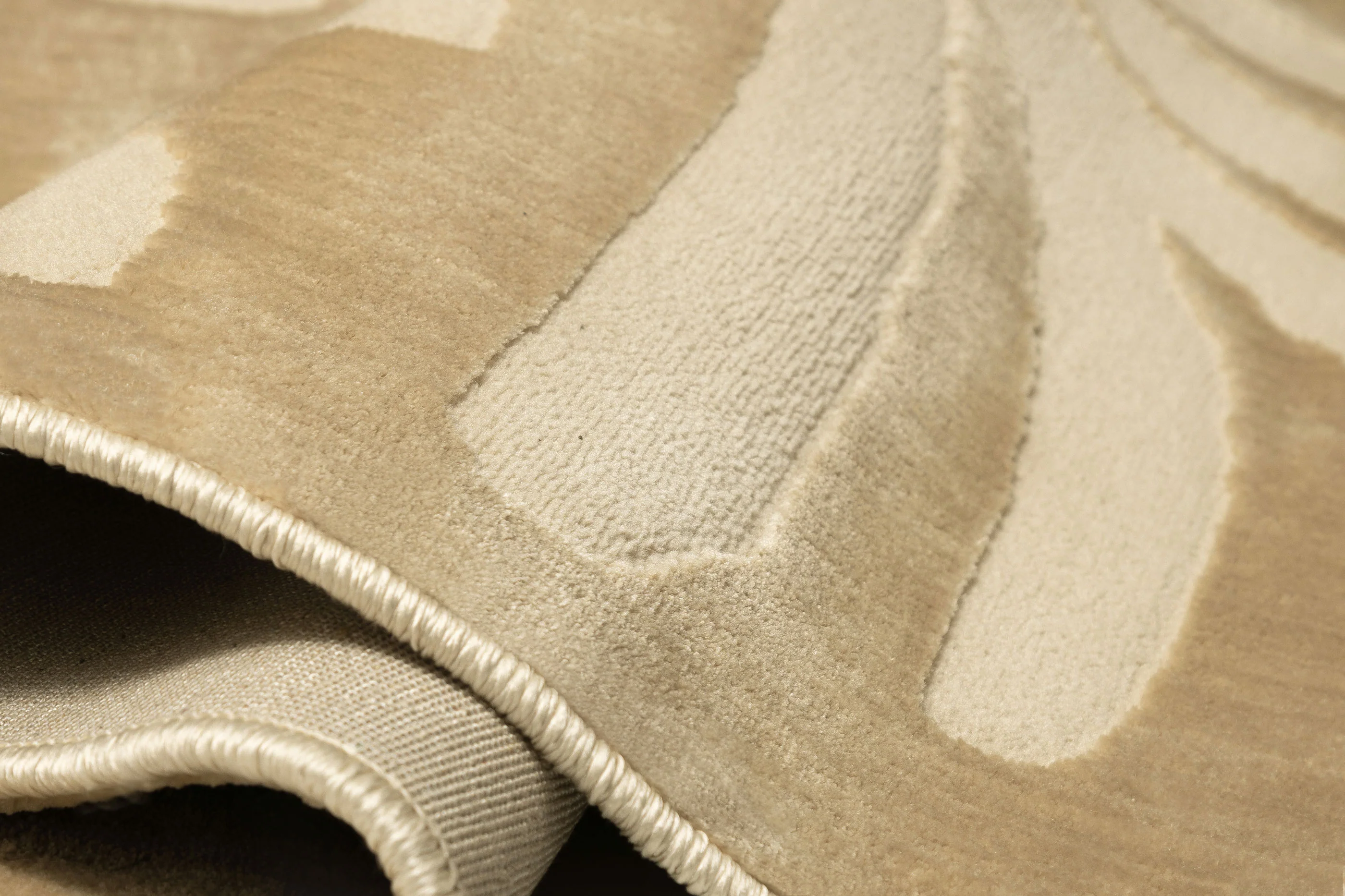 Tann Textured Abstract Neutral Rug - Image 11