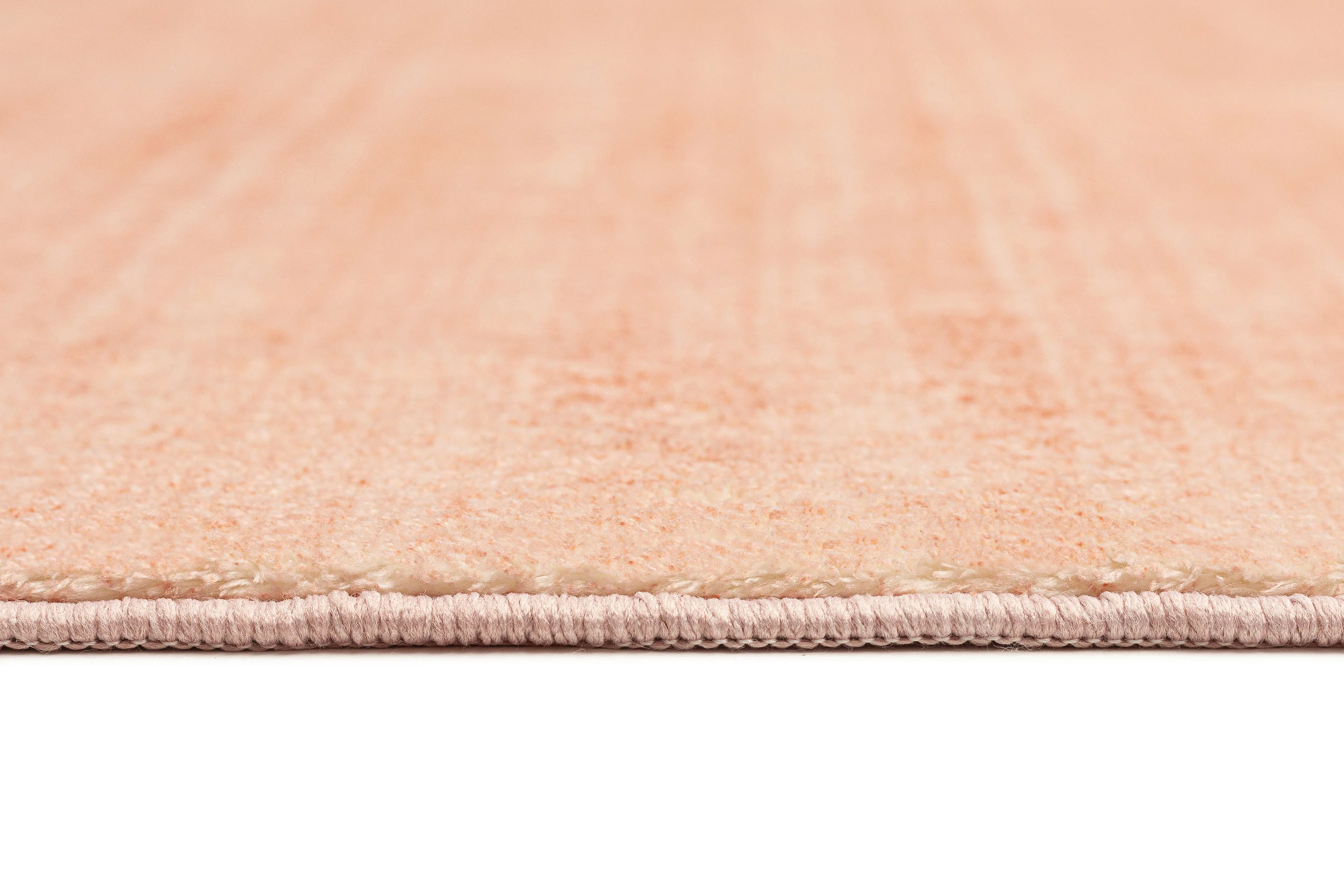 Tarquin Peach Pink Minimal Washable Rug - Image 10