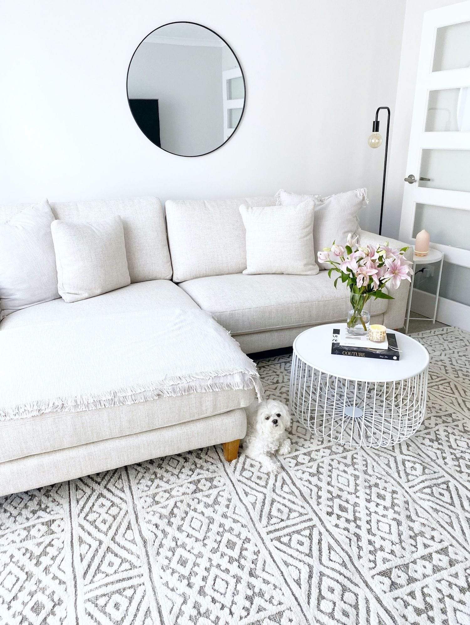 Tatiana Ivory and Grey Textured Tribal Rug - Image 9