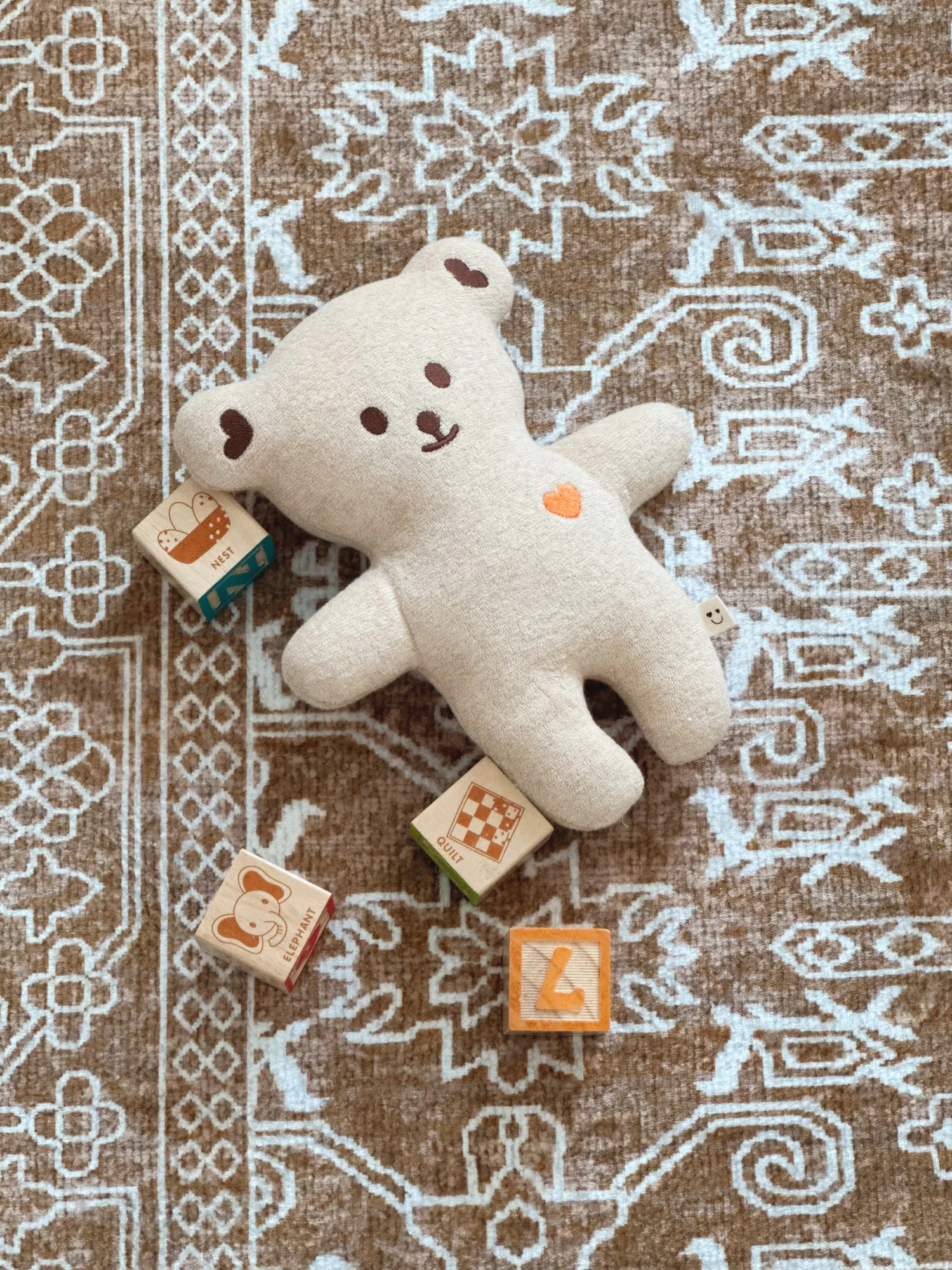 Tiki Brown Mustard Plush Rollie Pollie Playmat - Image 6