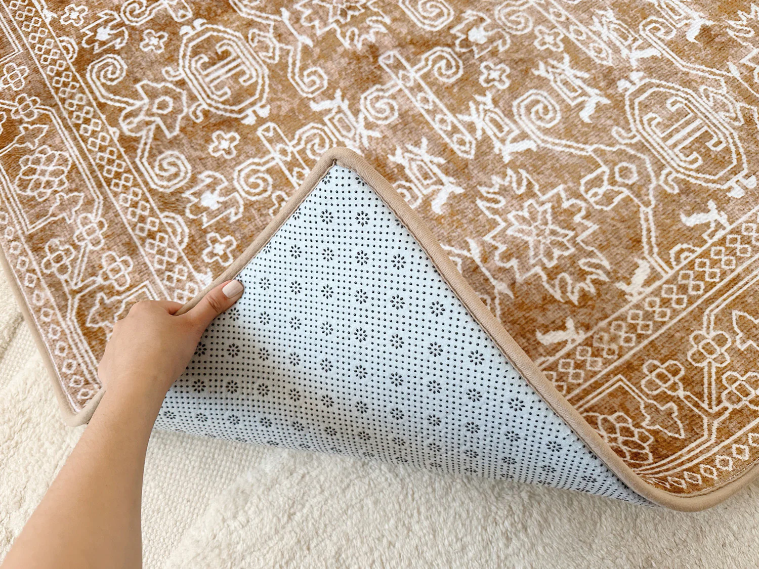 Tiki Brown Mustard Plush Rollie Pollie Playmat - Image 7