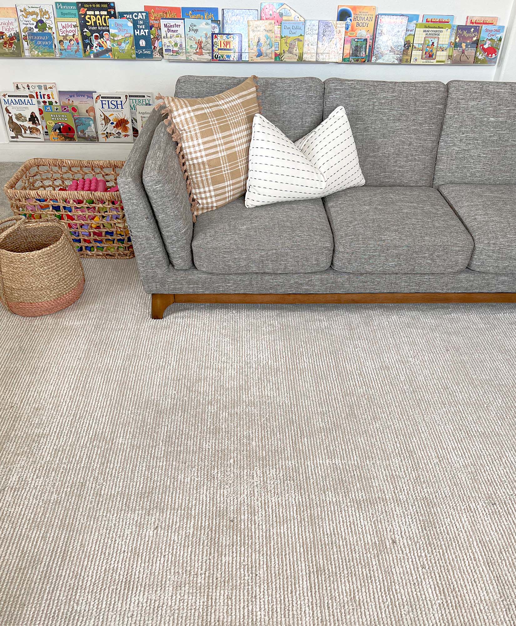 Tilos Natural Stone Hand Loomed Cotton Rug - Image 10