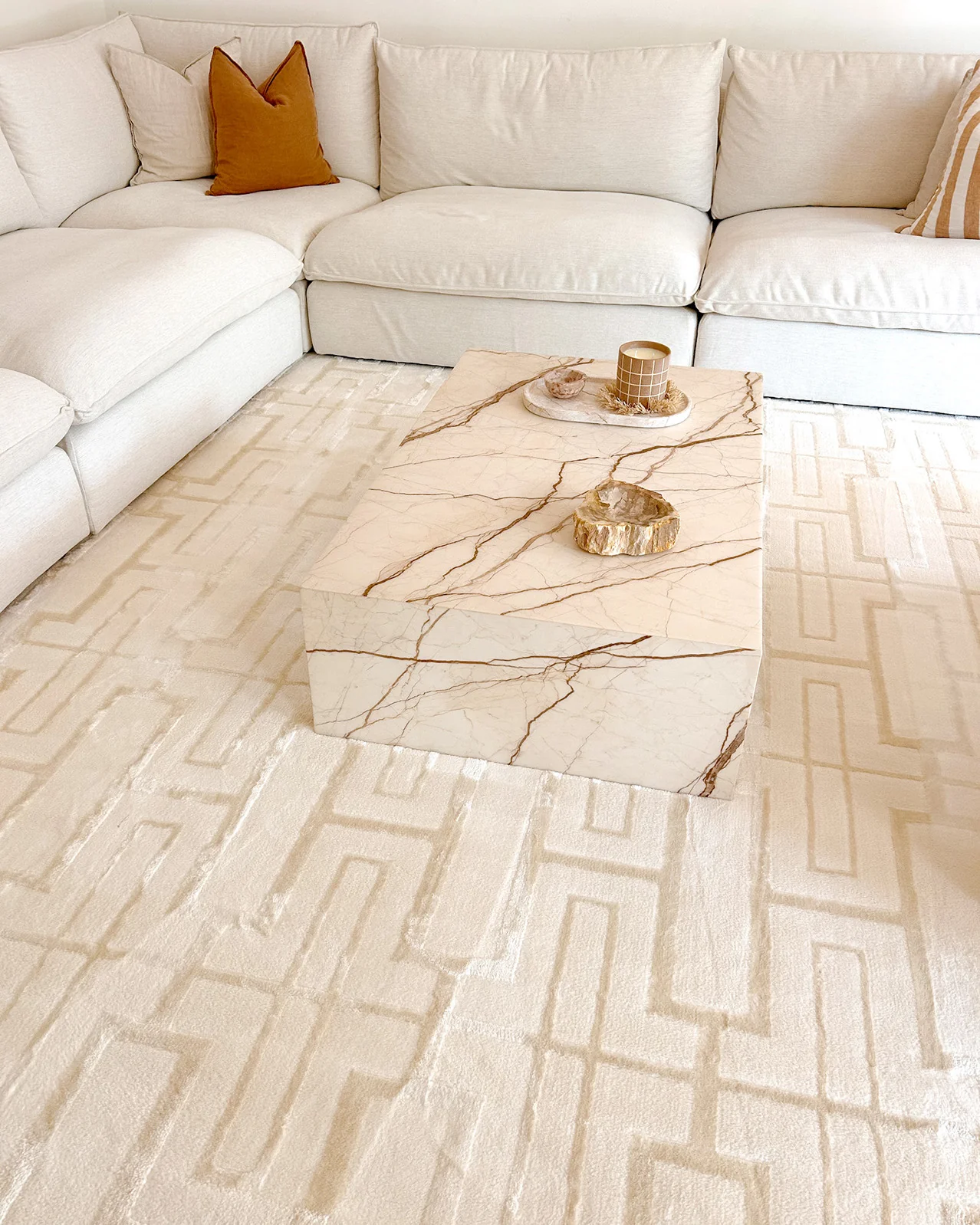 Tindouf Textured Neutral Rug - Image 2