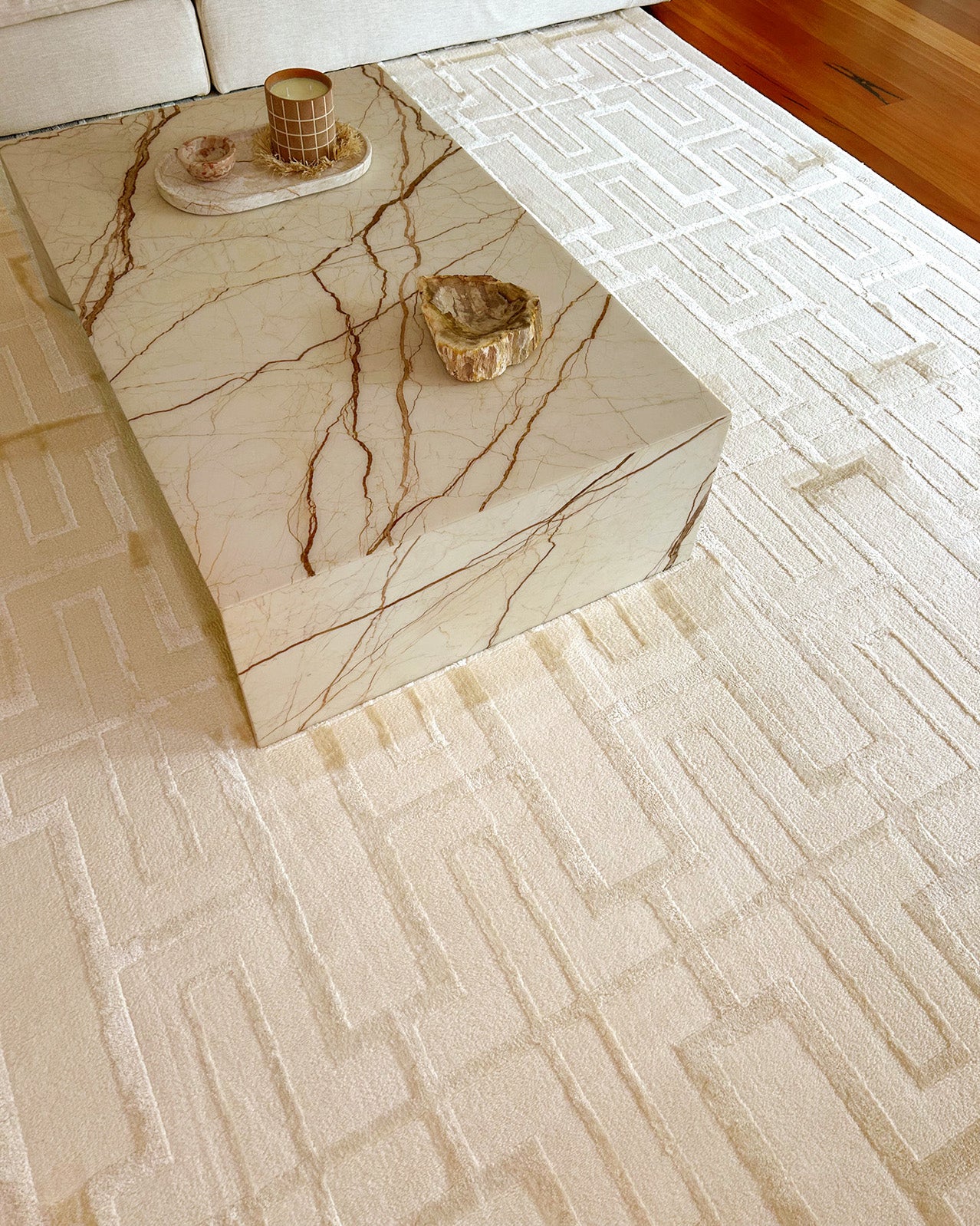 Tindouf Textured Neutral Rug - Image 5