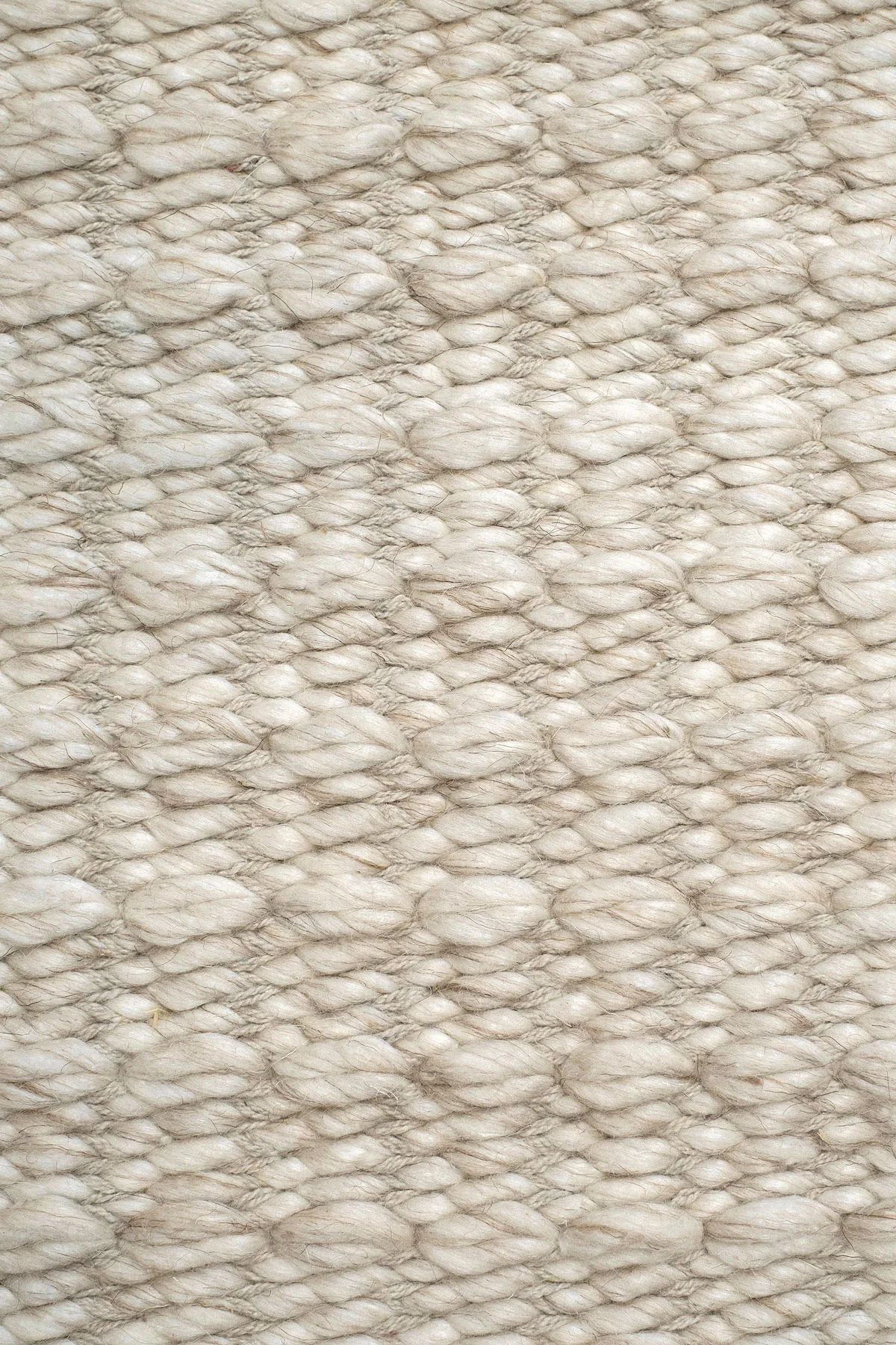 Tocarra Cream and Beige Chunky Wool Rug - Image 16