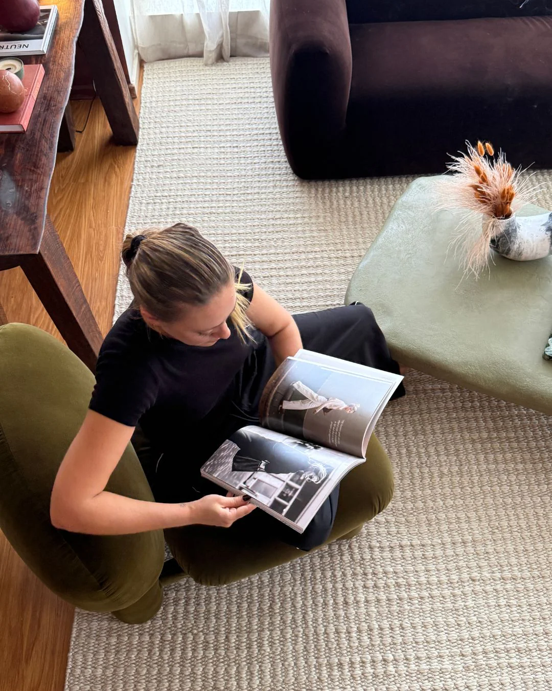 Tocarra Cream and Beige Chunky Wool Rug - Image 4