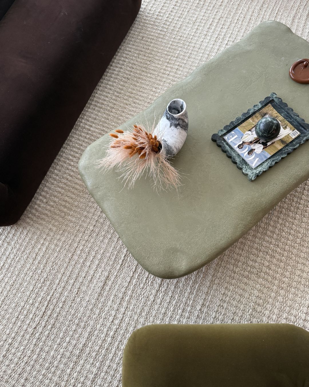 Tocarra Cream and Beige Chunky Wool Rug - Image 7