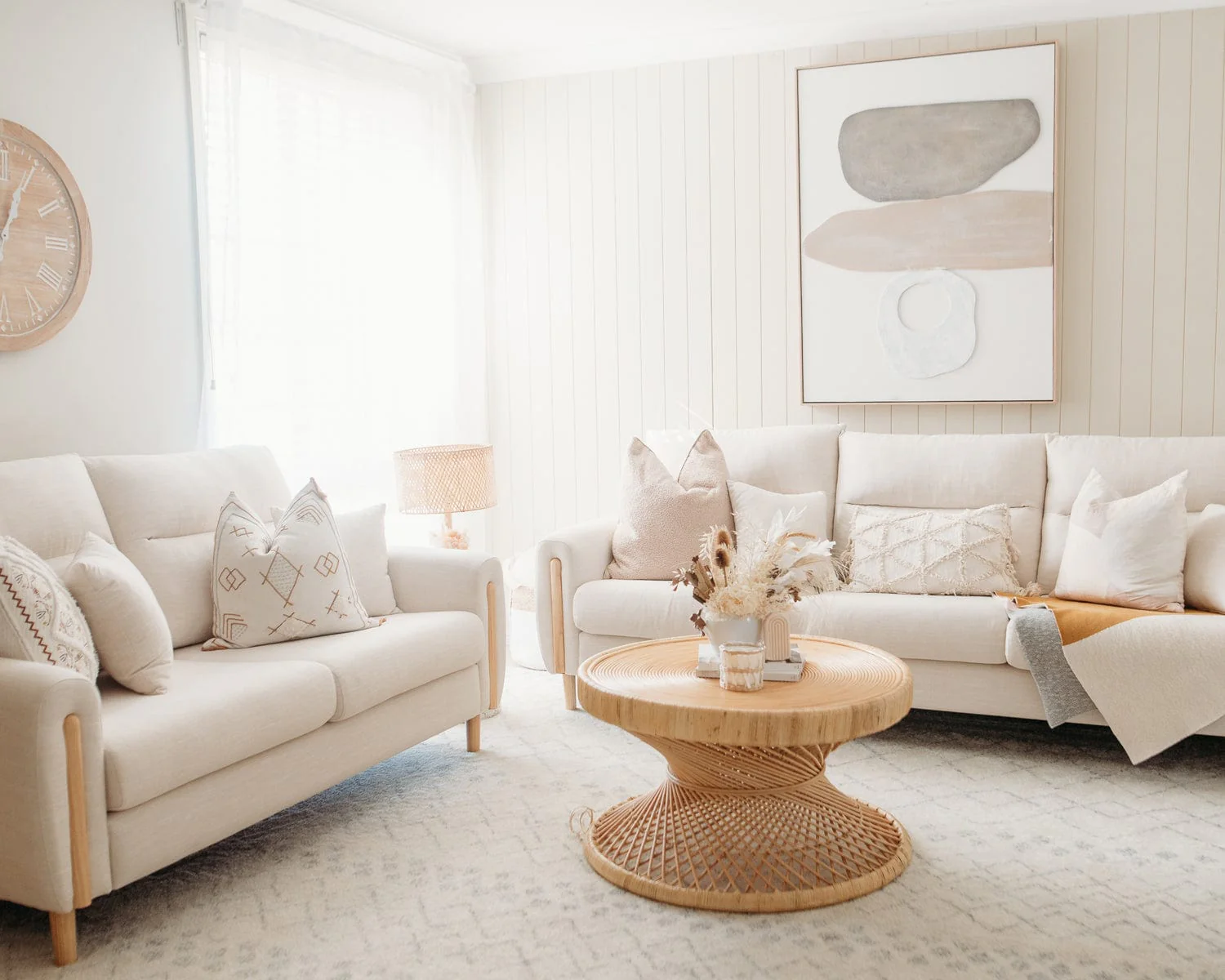 Toni Ivory and Grey Tribal Diamond Rug - Image 3