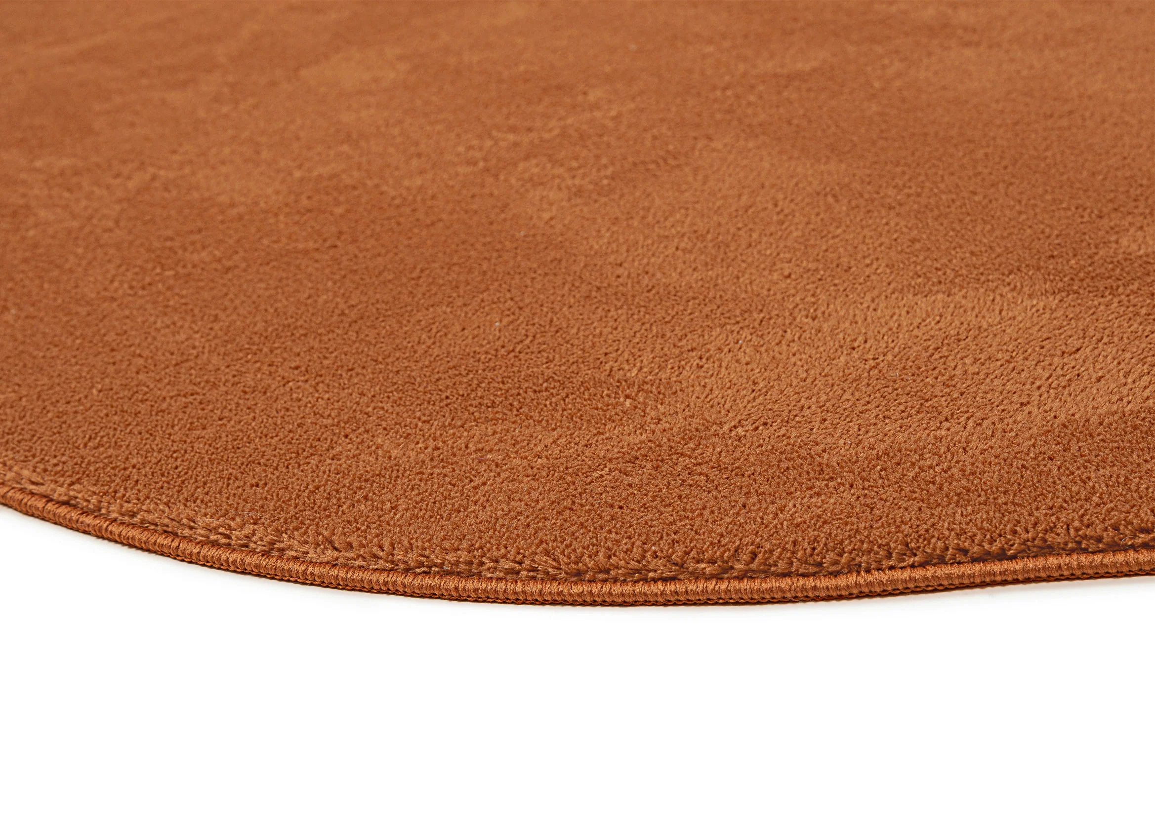 Tyra Terracotta Brown Irregular Shape Washable Rug - Image 8