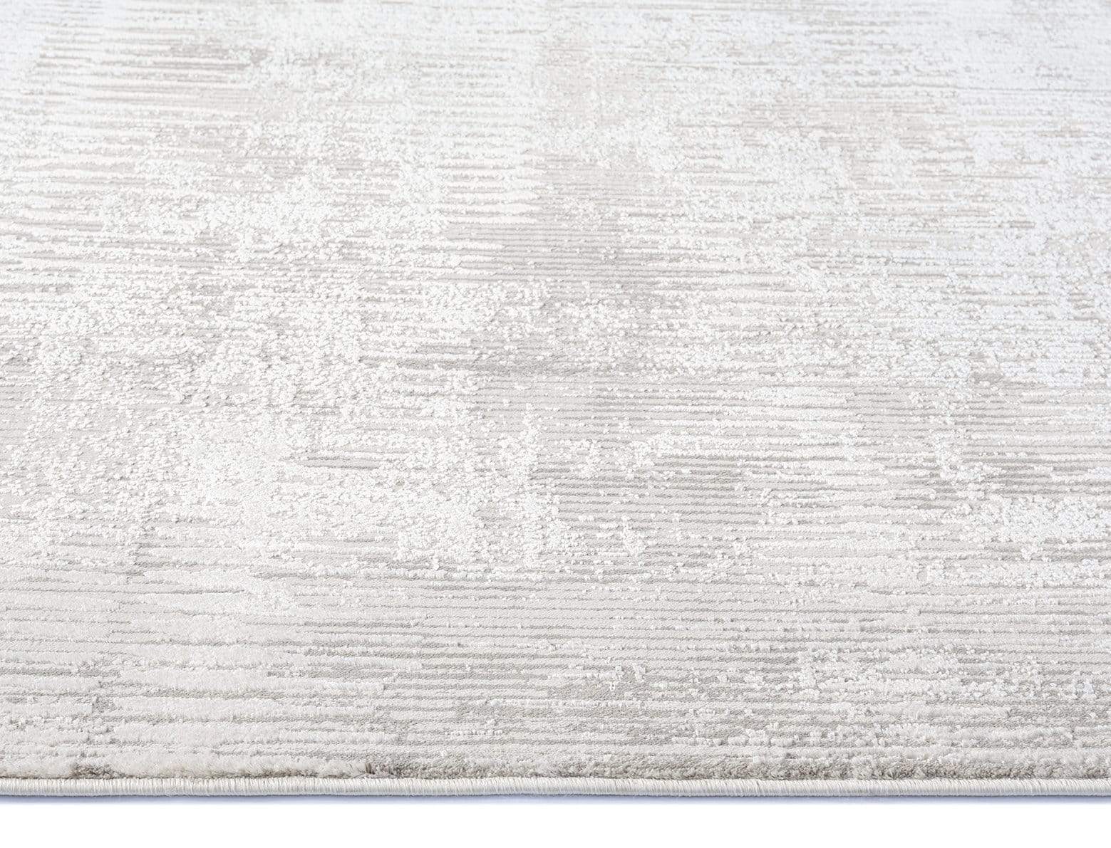 Valerie Ivory and Grey Distressed Tribal Rug - Image 18
