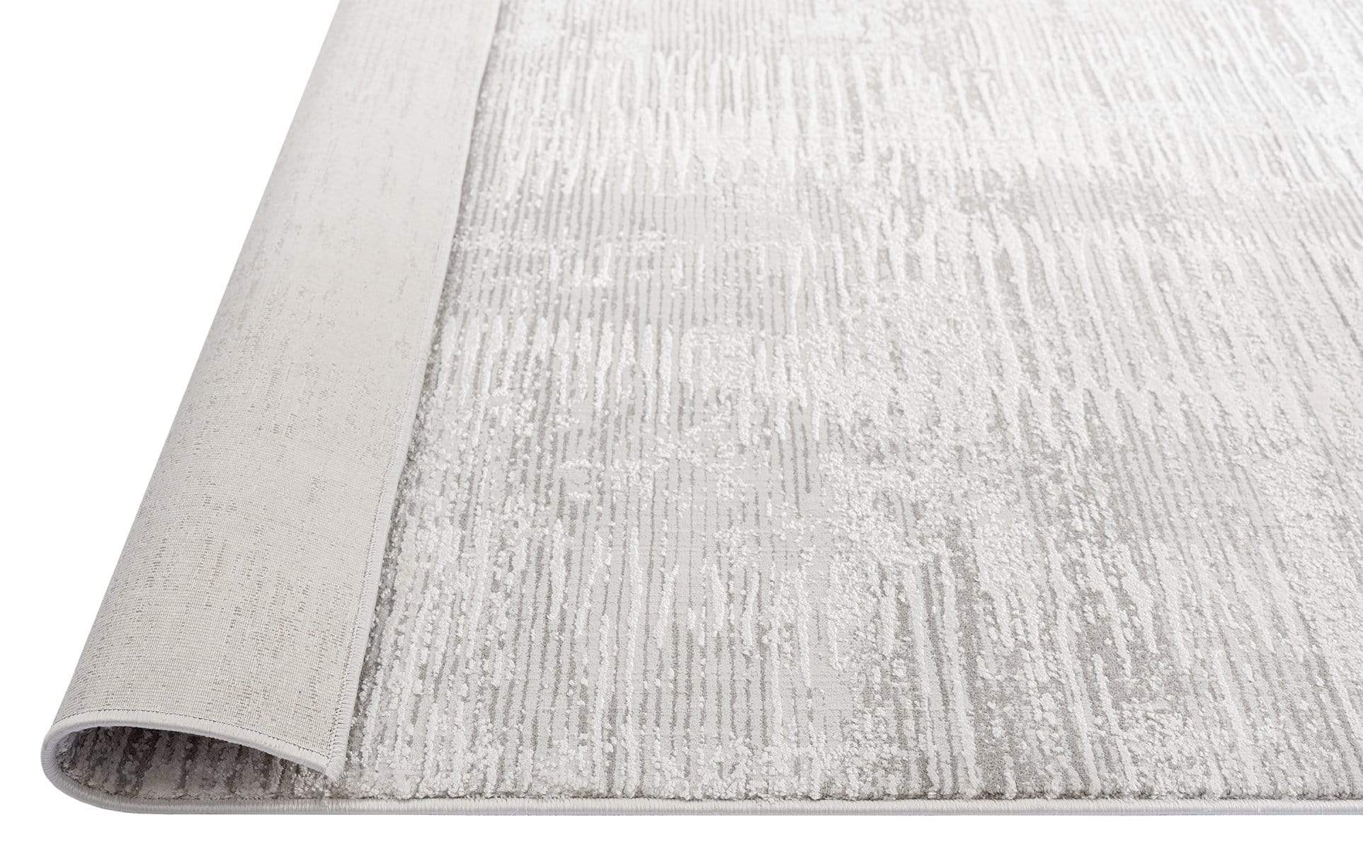 Valerie Ivory and Grey Distressed Tribal Rug - Image 19
