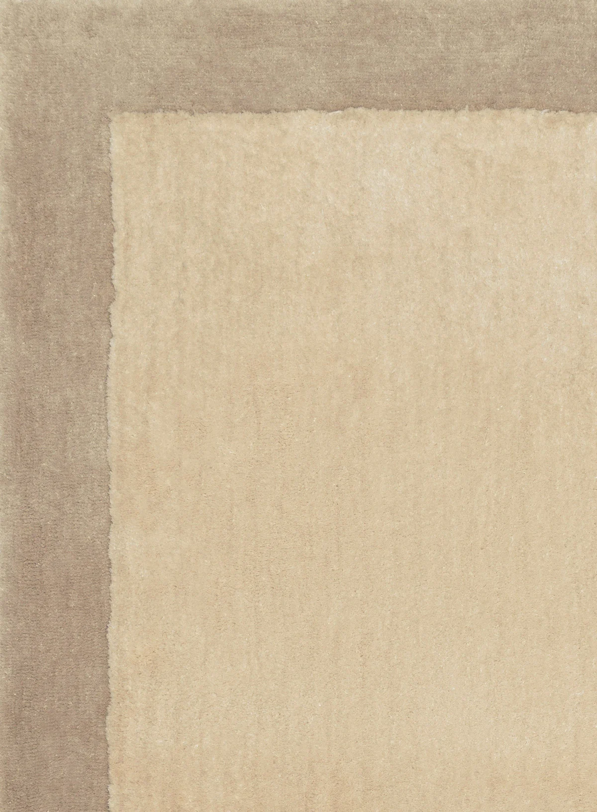 Verity Beige Bordered Shag Rug - Image 9