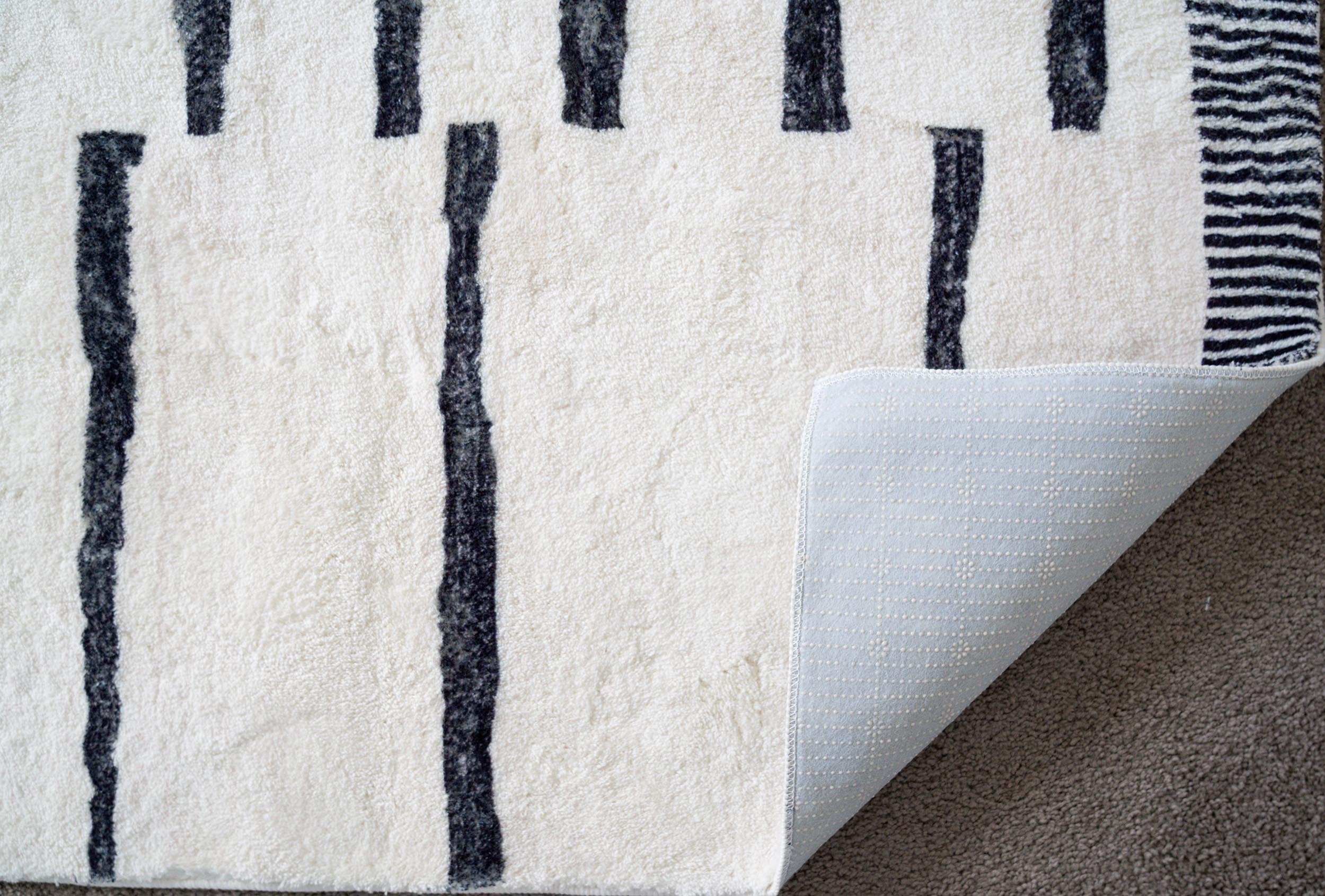 Vesper Black and Ivory Tribal Washable Rug - Image 18