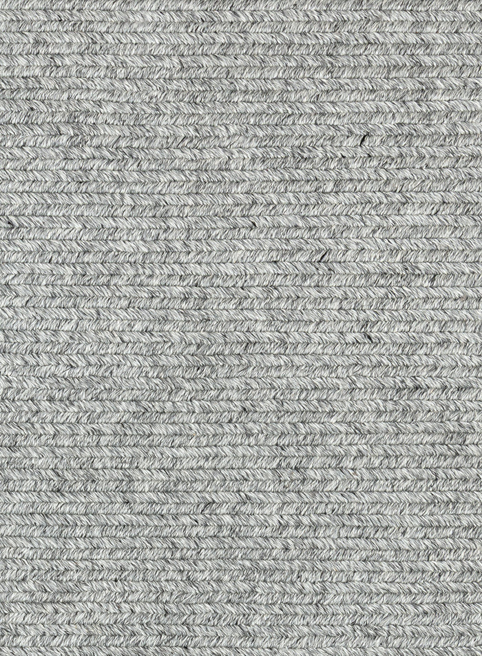 Vica Cream and Grey Braided Rug - Image 16