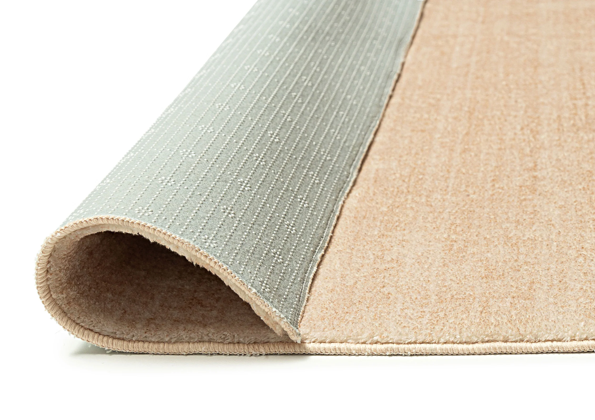 Victoria Beige Cream Minimal Washable Rug - Image 6