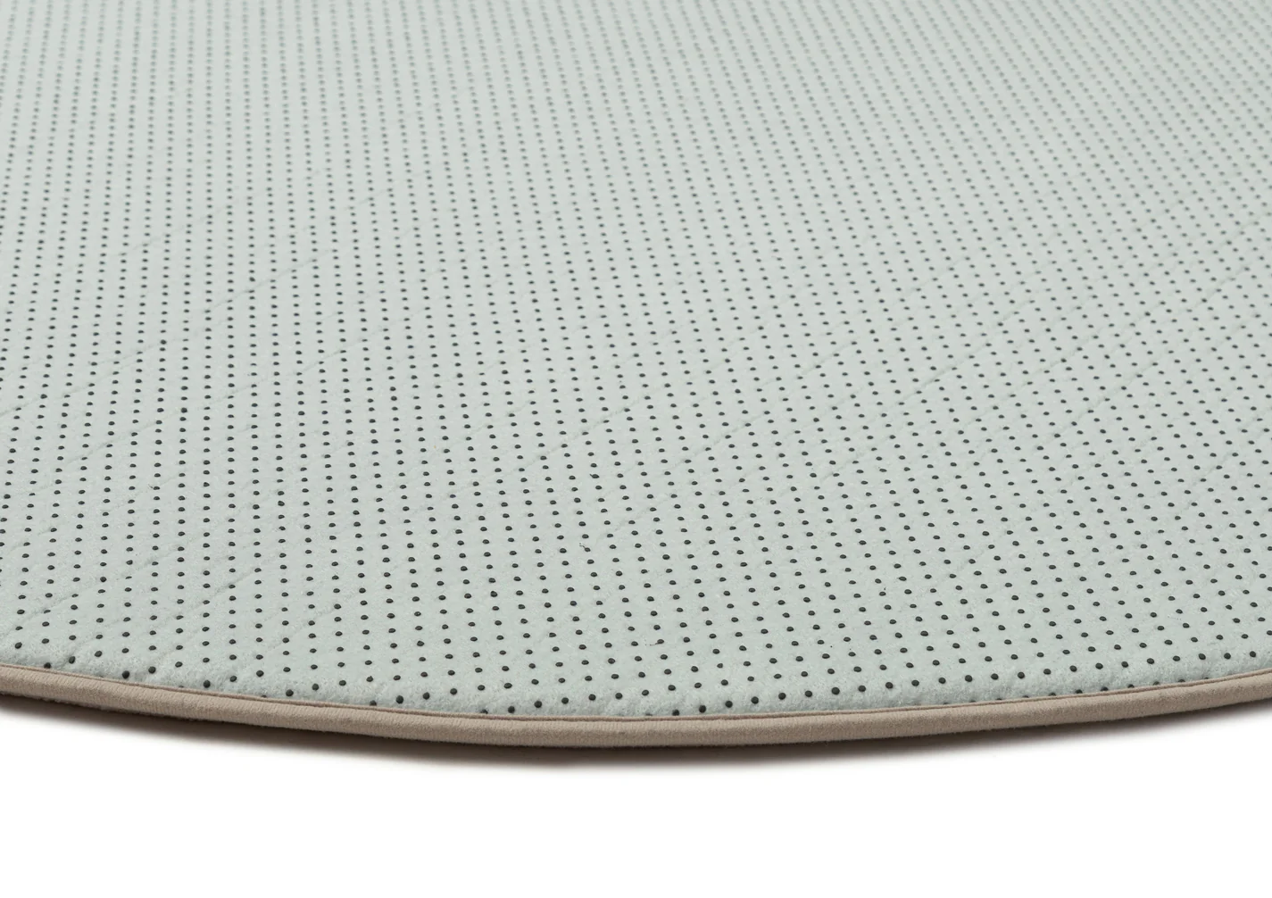 Viki Grey Beige Leaves Rollie Pollie Round Playmat - Image 11