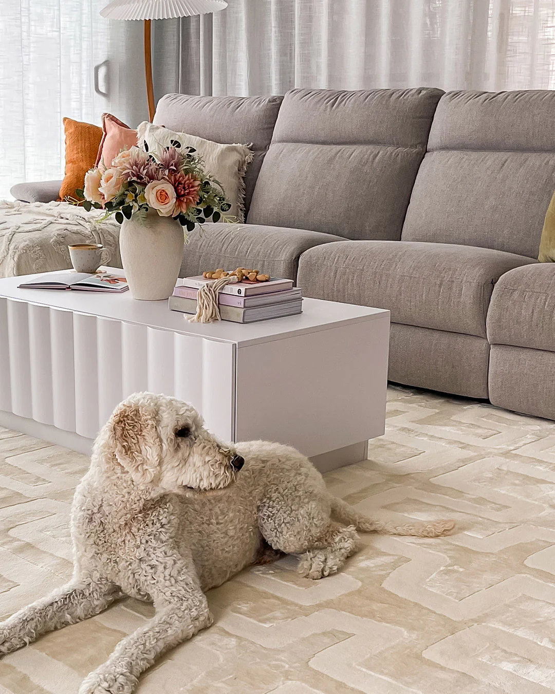 Villosa Textured Neutral Rug - Image 3