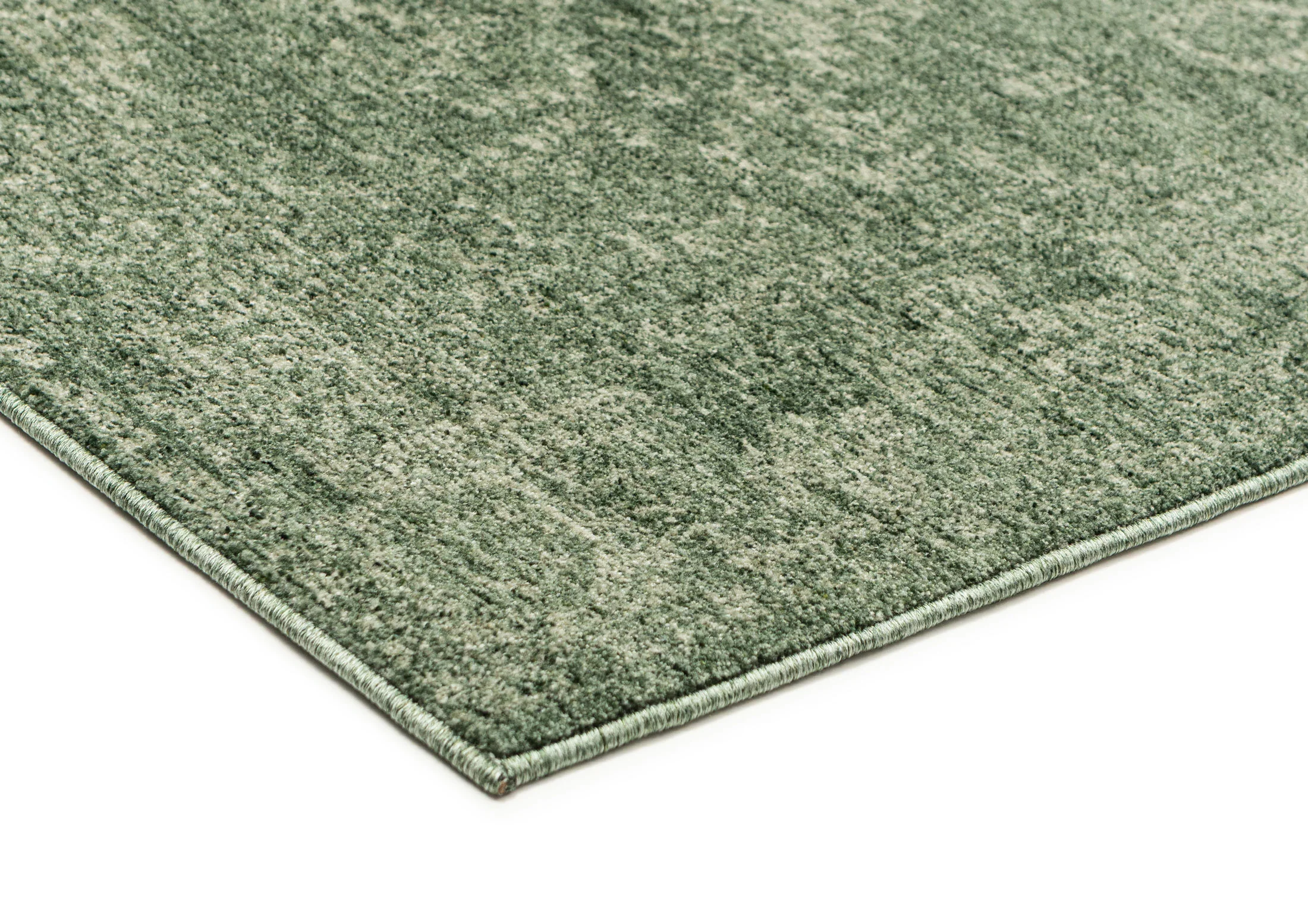 Vinchi Tonal Distressed Green Rug - Image 2
