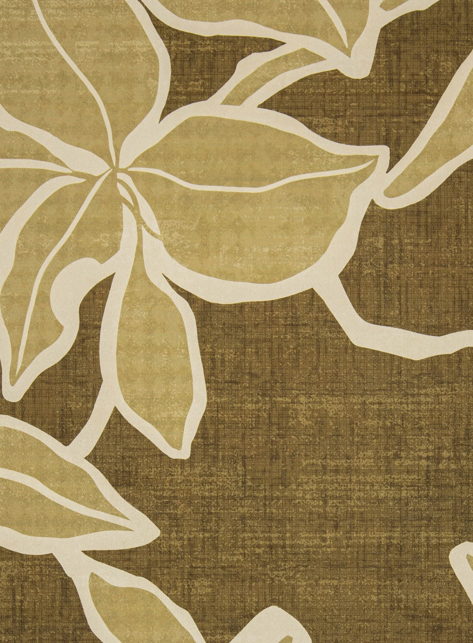 Vivienne Dark Green Botanical Washable Rug - Image 11