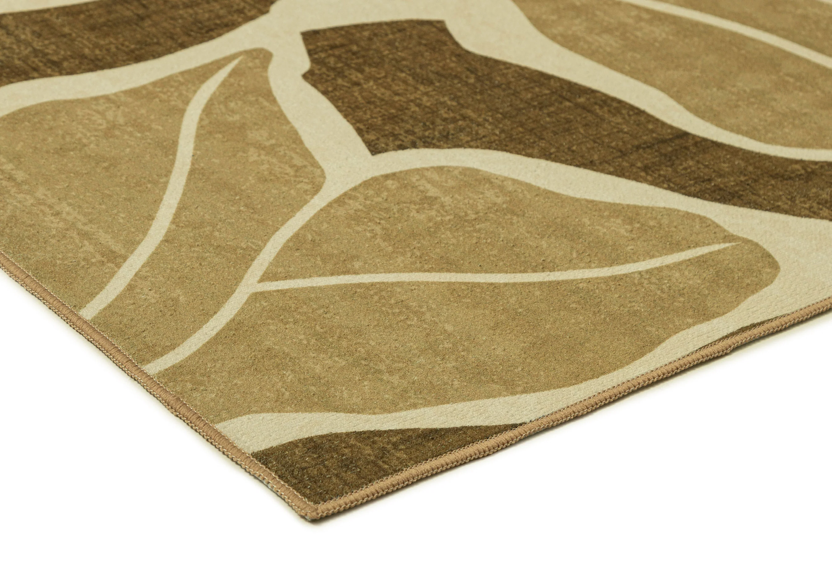 Vivienne Dark Green Botanical Washable Rug - Image 8